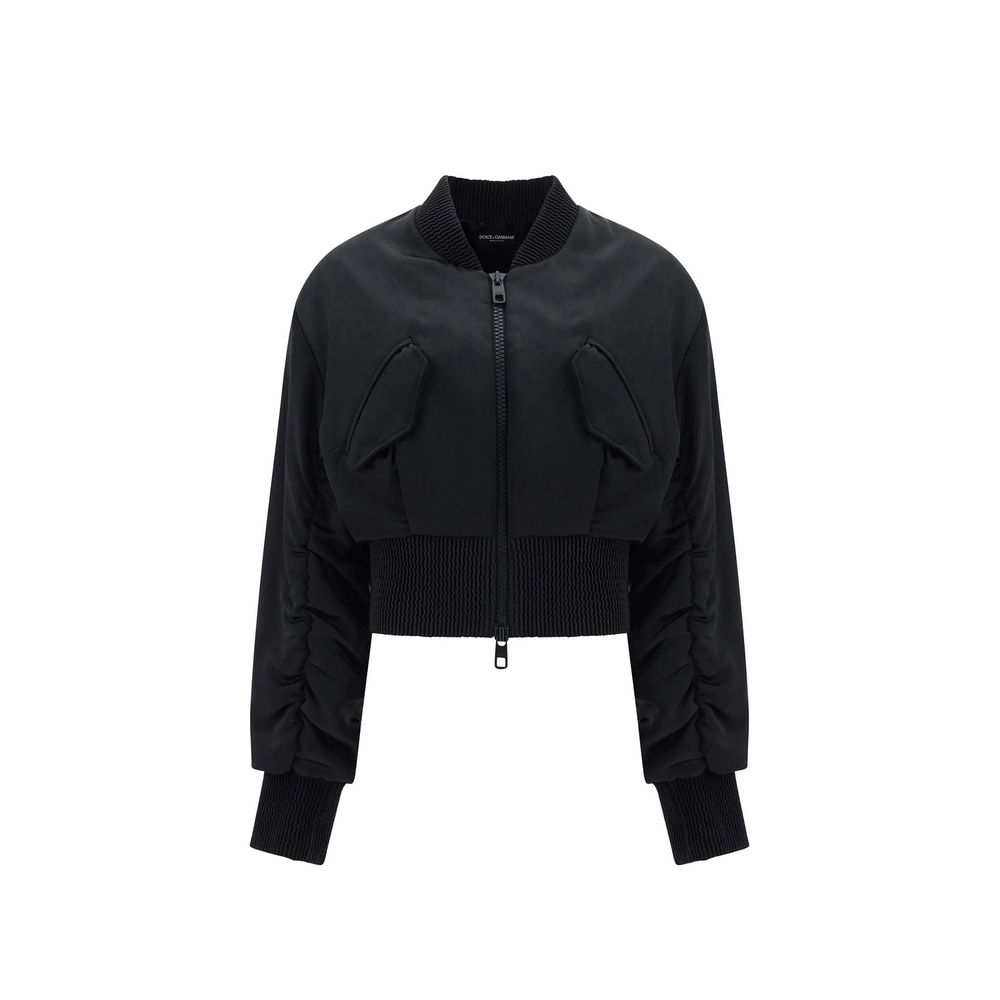 Dolce & Gabbana Cropped Bomber Jacket Glam Steals