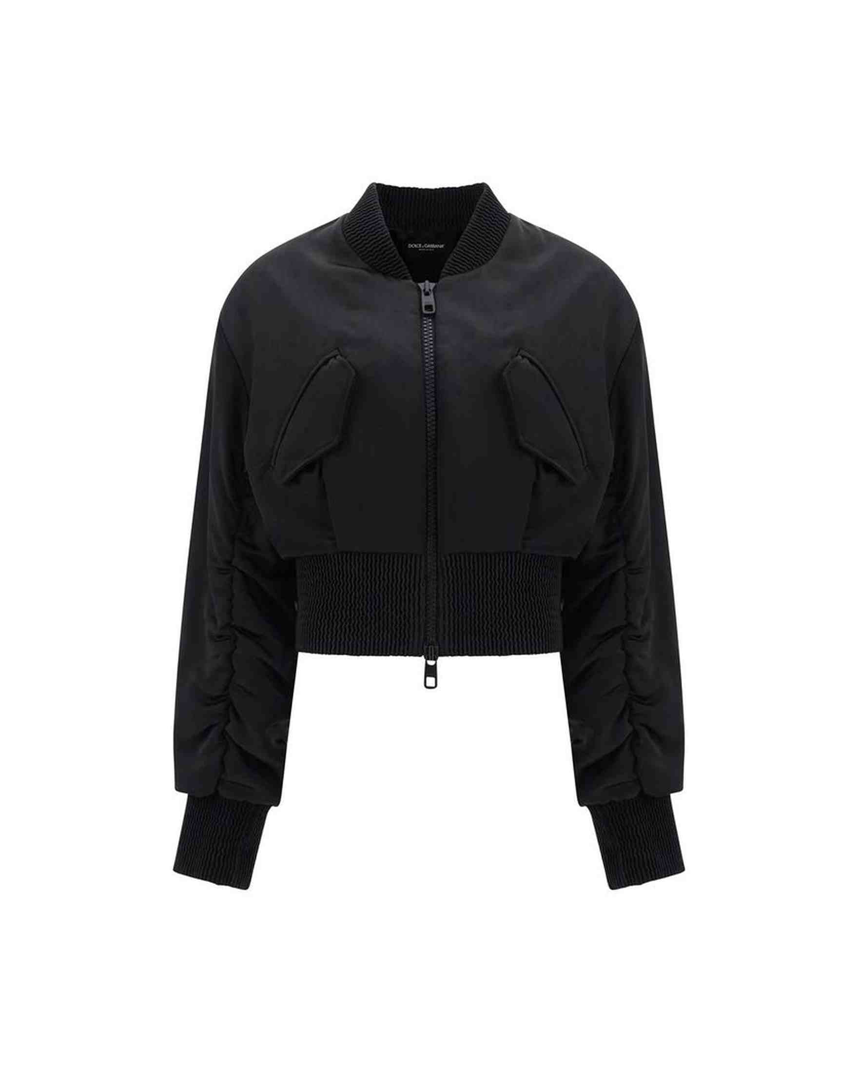 Dolce & Gabbana Cropped Bomber Jacket Glam Steals