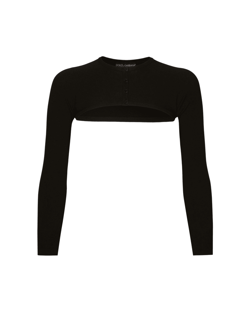 Dolce & Gabbana Cropped Button Fastening Cardigan Glam Steals