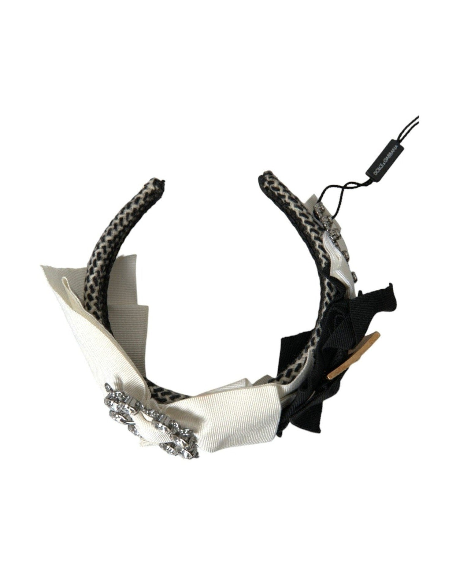 Dolce & Gabbana Crystal Embellished Women Headband Multicolor Diadem Glam Steals