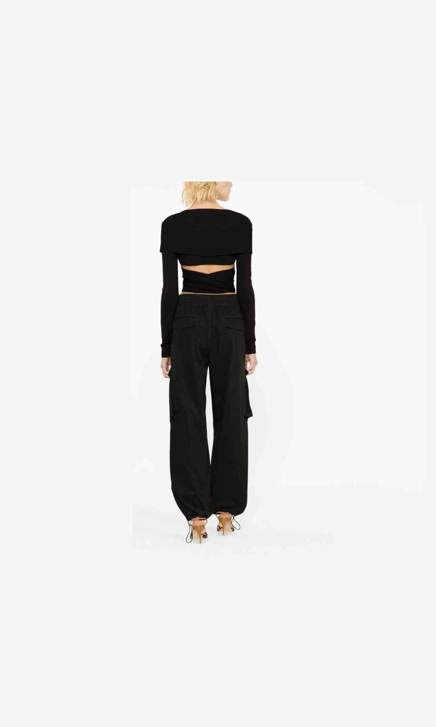 Dolce & Gabbana Cut Out Wrap Top Glam Steals