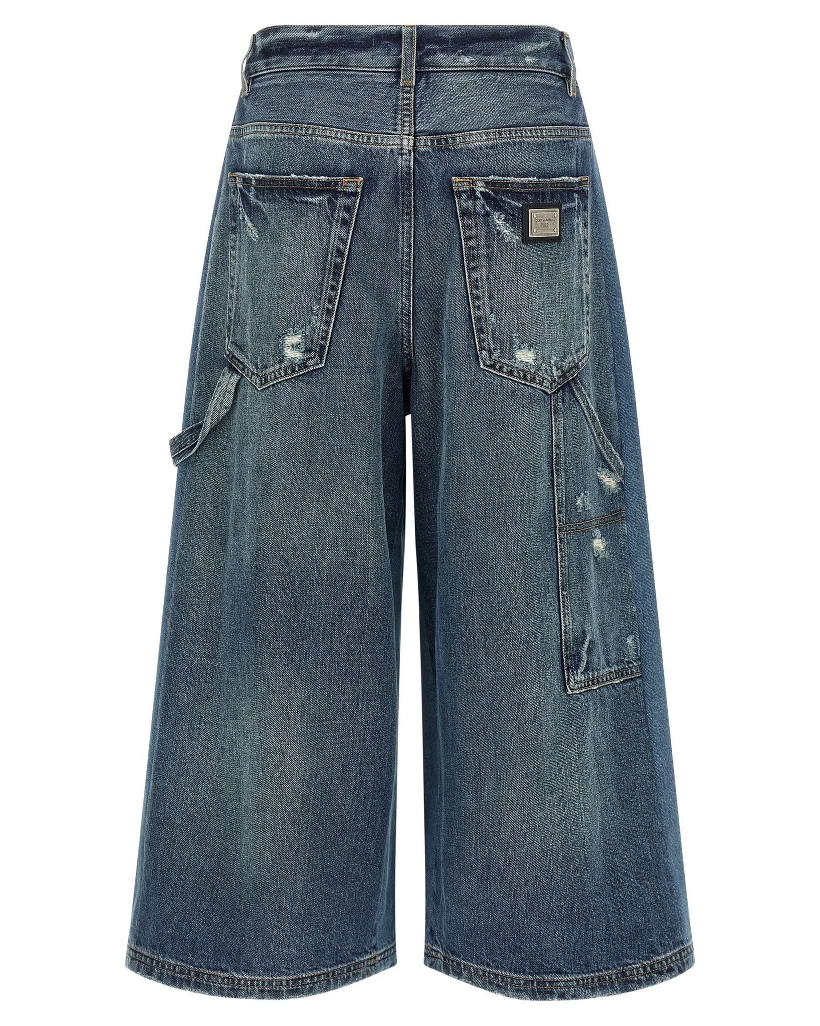 Dolce & Gabbana Denim Bermuda Shorts Glam Steals