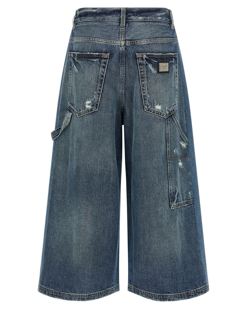 Dolce & Gabbana Denim Bermuda Shorts Glam Steals