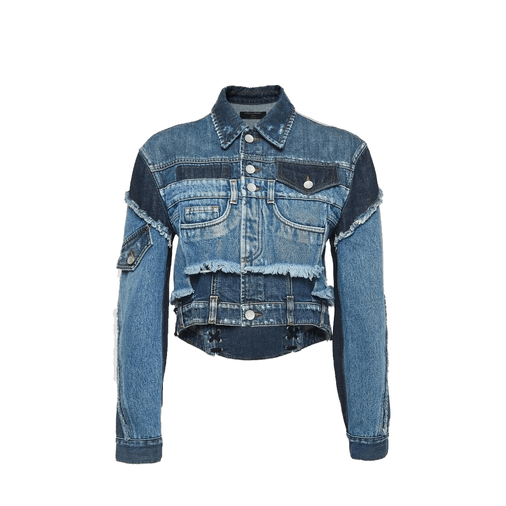 Dolce & Gabbana Denim Patchwork Jacket Glam Steals