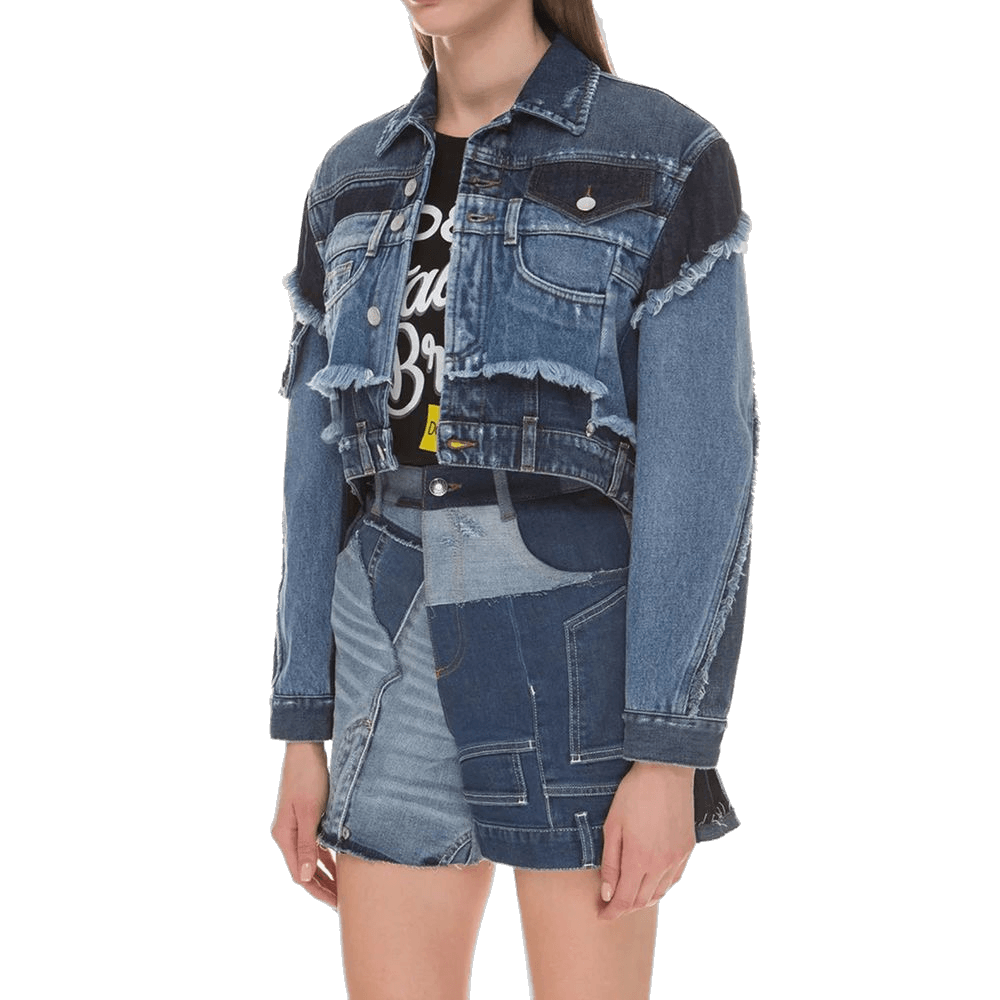 Dolce & Gabbana Denim Patchwork Jacket Glam Steals