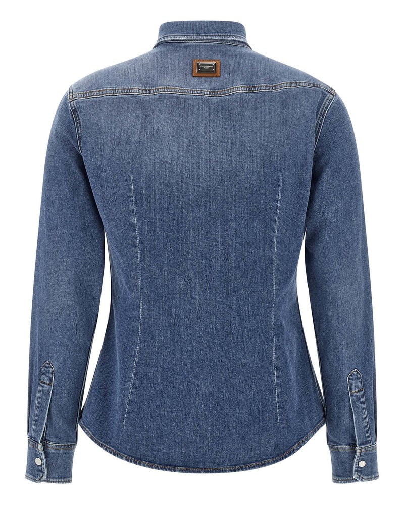 Dolce & Gabbana Denim Shirt Glam Steals