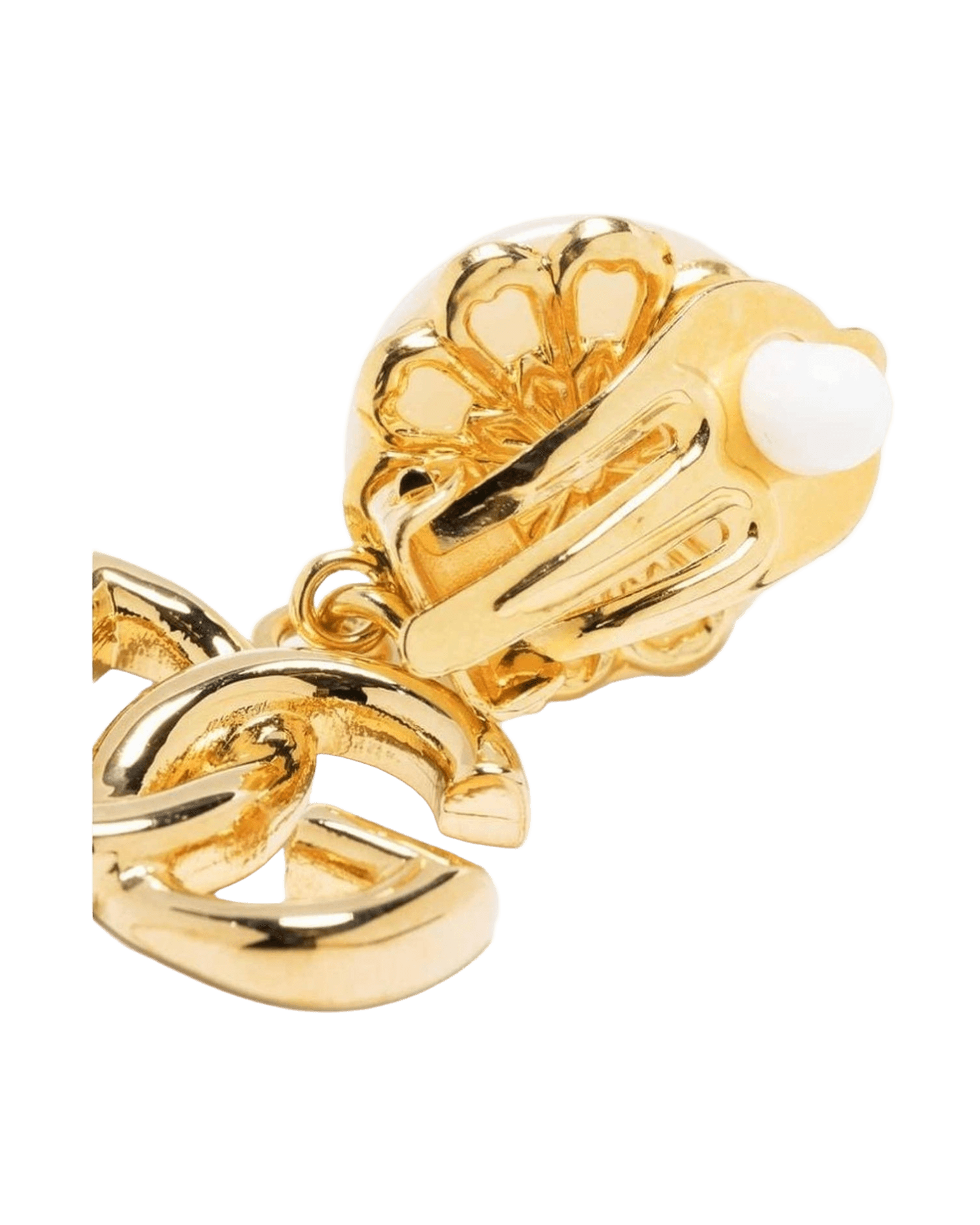 Dolce & Gabbana Dg Logo And Pearl Earrings Glam Steals