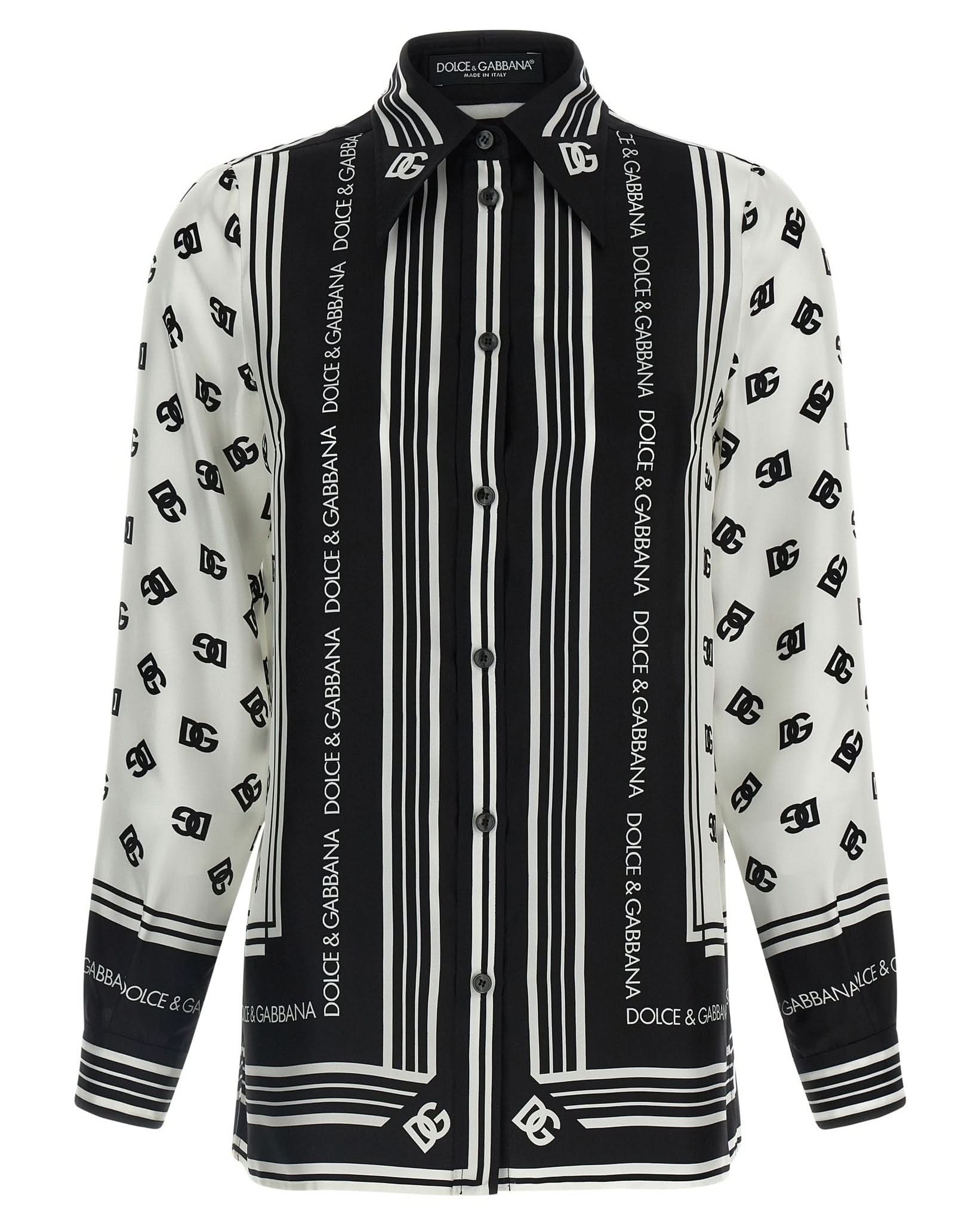Dolce & Gabbana Dg Print Shirt Glam Steals