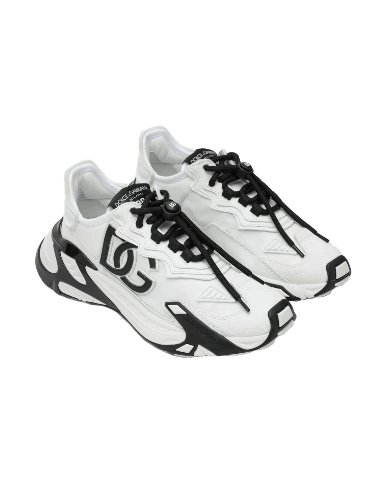 Dolce & Gabbana Dolce&Gabbana Sneaker Day Faster Black And White Glam Steals