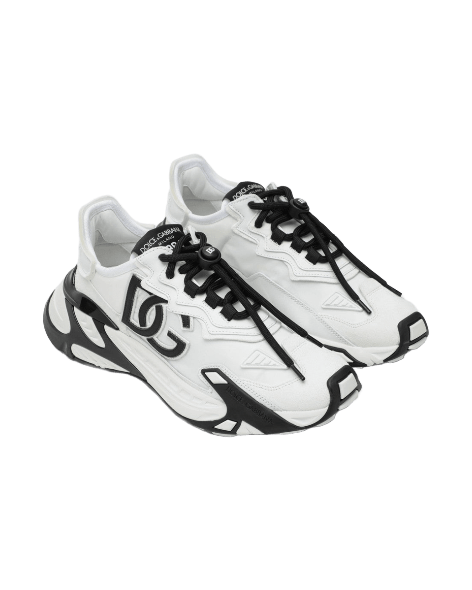 Dolce & Gabbana Dolce&Gabbana Sneaker Day Faster Black And White Glam Steals
