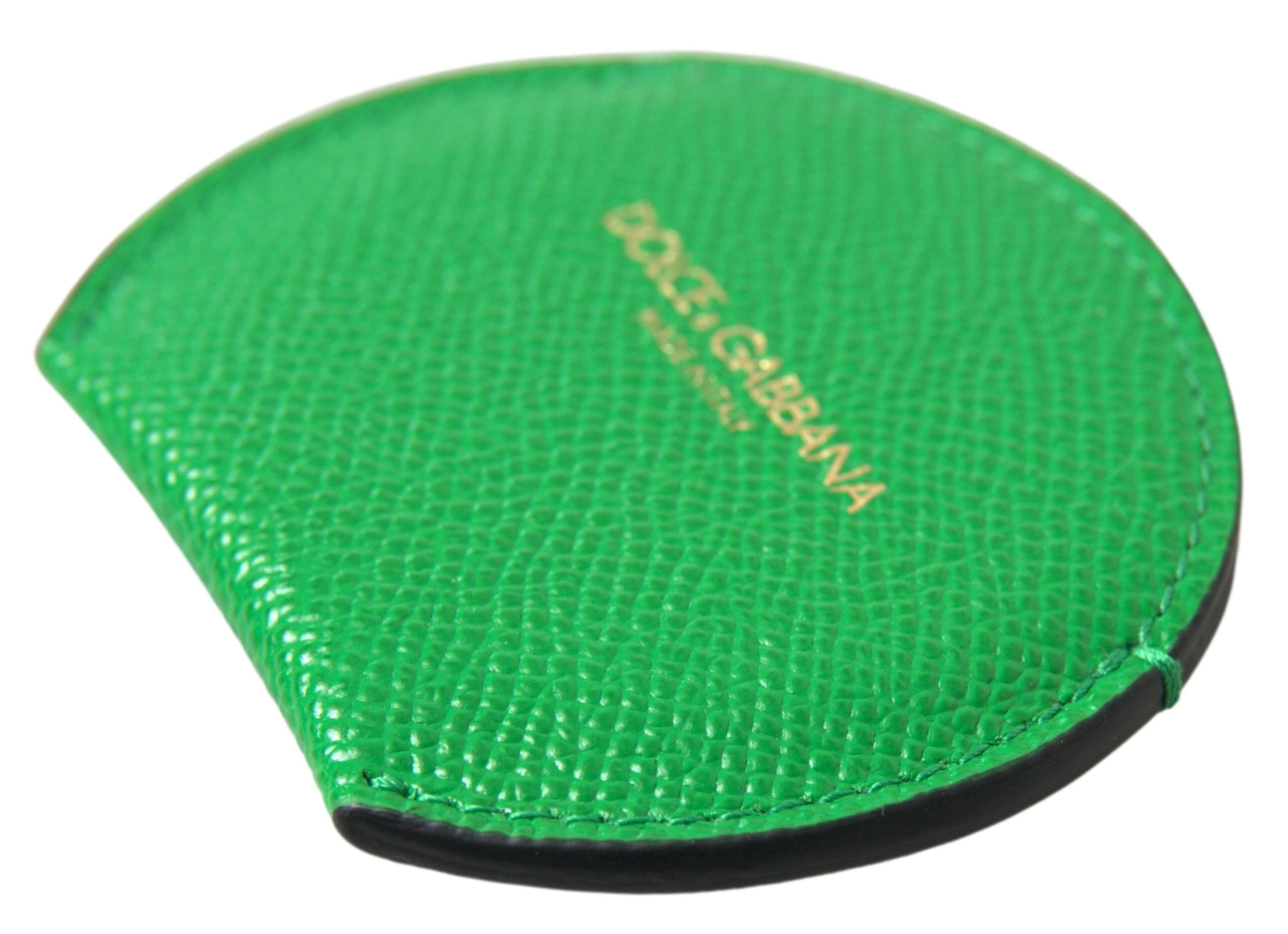 Dolce & Gabbana Elegant Calfskin Leather Mirror Holder Glam Steals