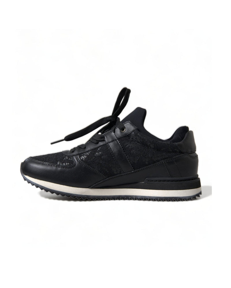 Dolce & Gabbana Elegant Classic Black Sneakers Glam Steals