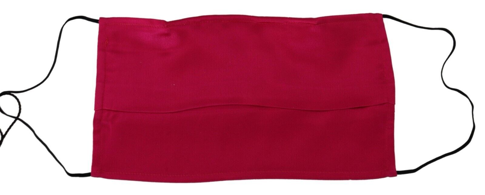 Dolce & Gabbana Elegant Cotton Pleated Face Red Mask Glam Steals