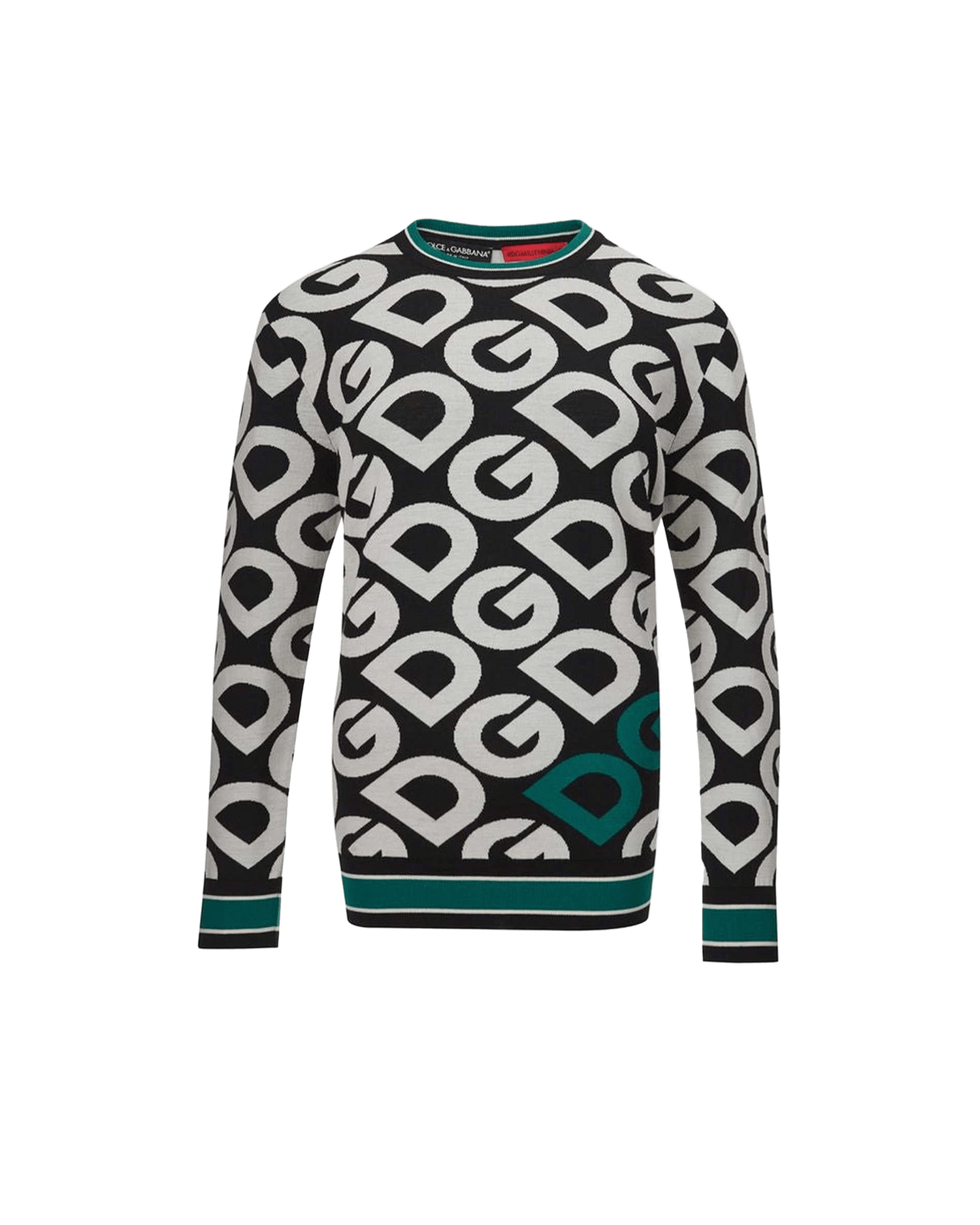 Dolce & Gabbana Elegant Cotton Sweater For Sophisticated Black Style Glam Steals