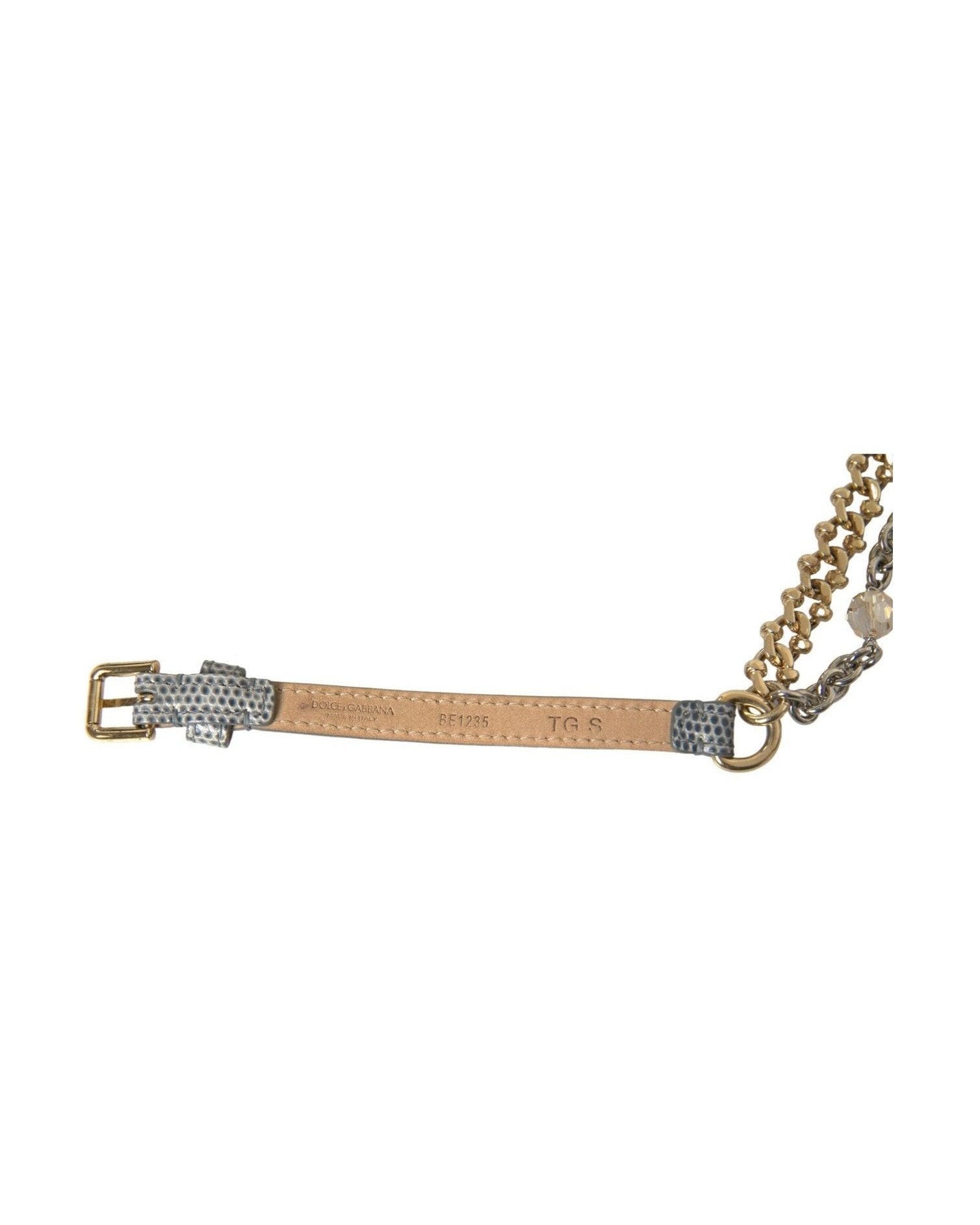 Dolce & Gabbana Elegant Crystal Bounce Waist Belt Glam Steals