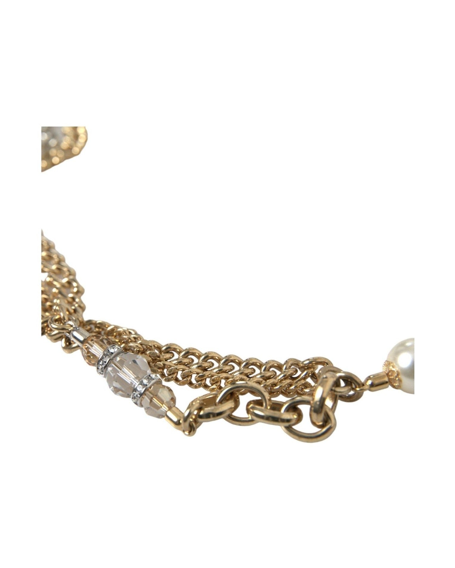 Dolce & Gabbana Elegant Crystal Bounce Waist Belt Glam Steals