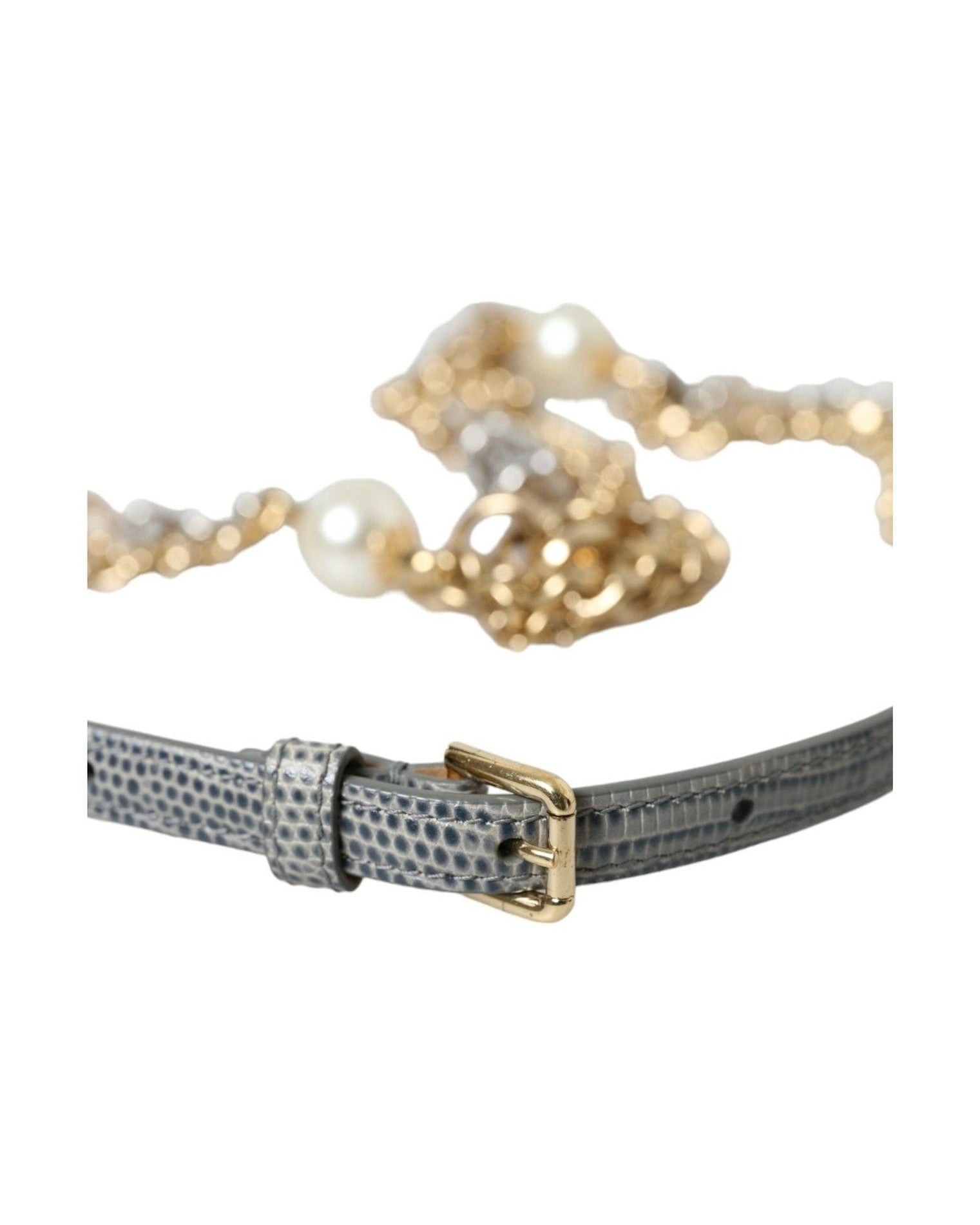 Dolce & Gabbana Elegant Crystal Bounce Waist Belt Glam Steals
