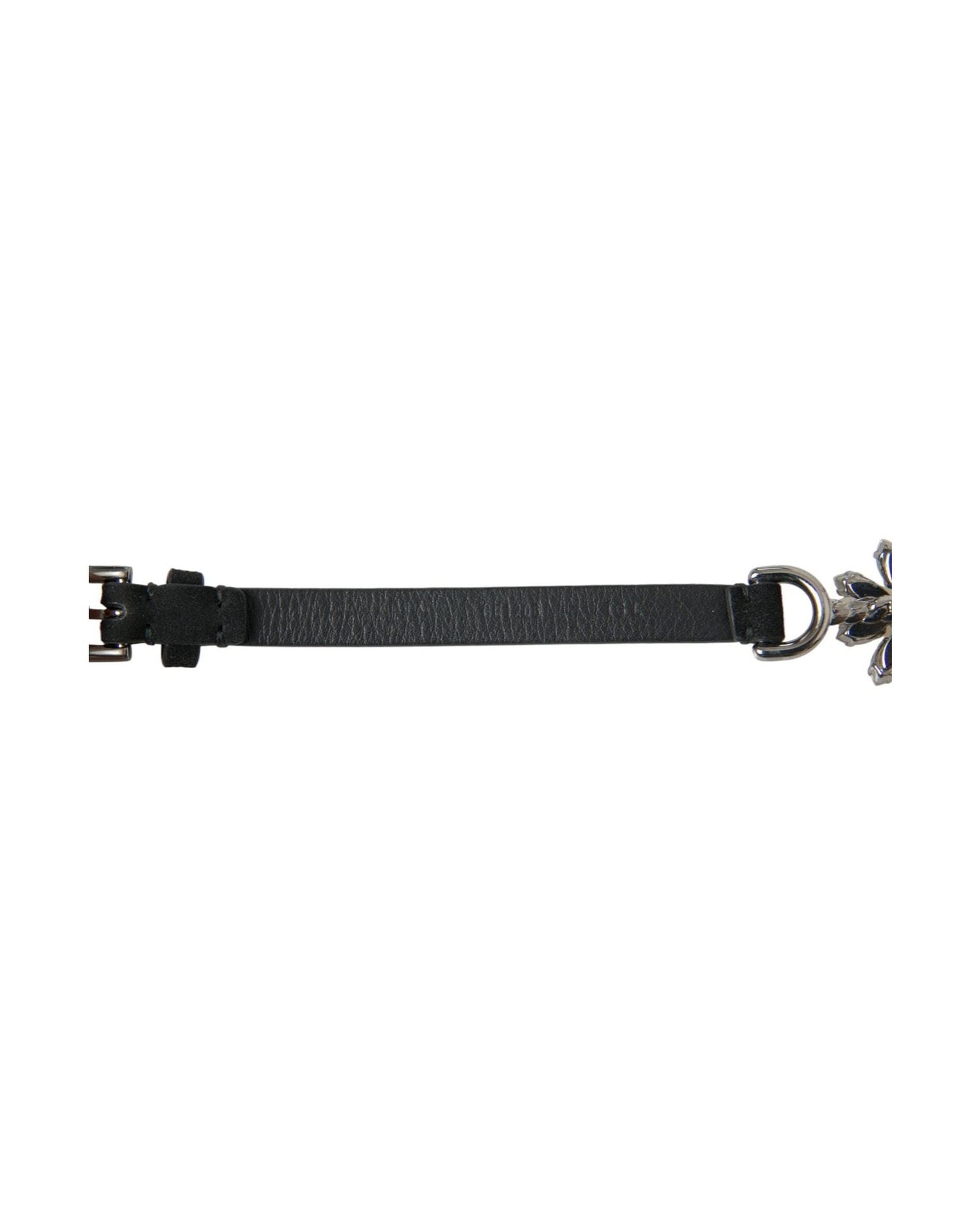 Dolce & Gabbana Elegant Crystal-Embellished Leather Belt Glam Steals