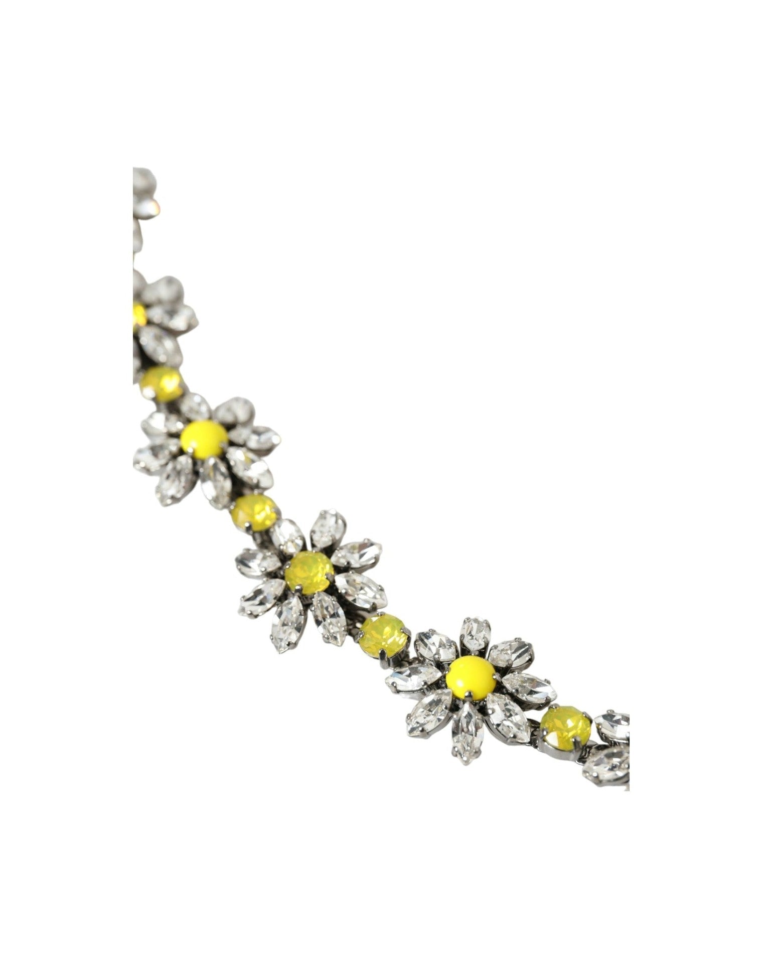 Dolce & Gabbana Elegant Crystal-Embellished Leather Belt Glam Steals