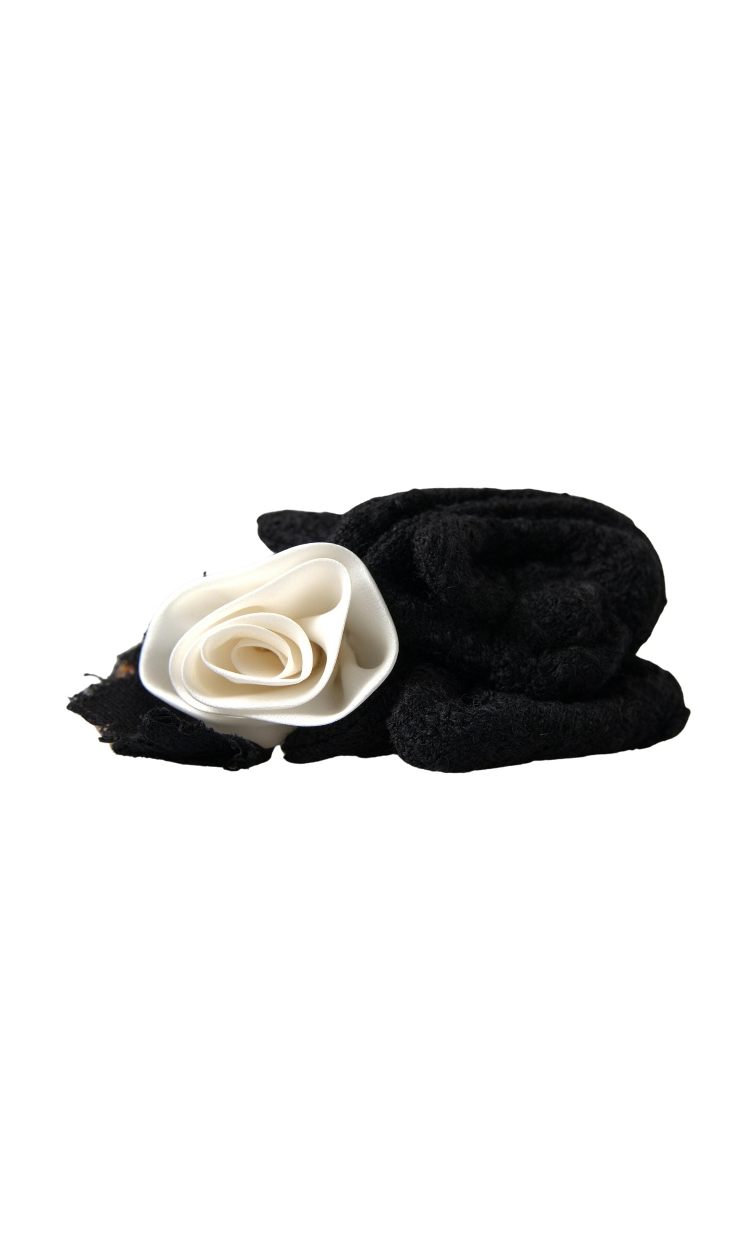 Dolce & Gabbana Elegant Crystal-Embellished Silk Diadem Glam Steals