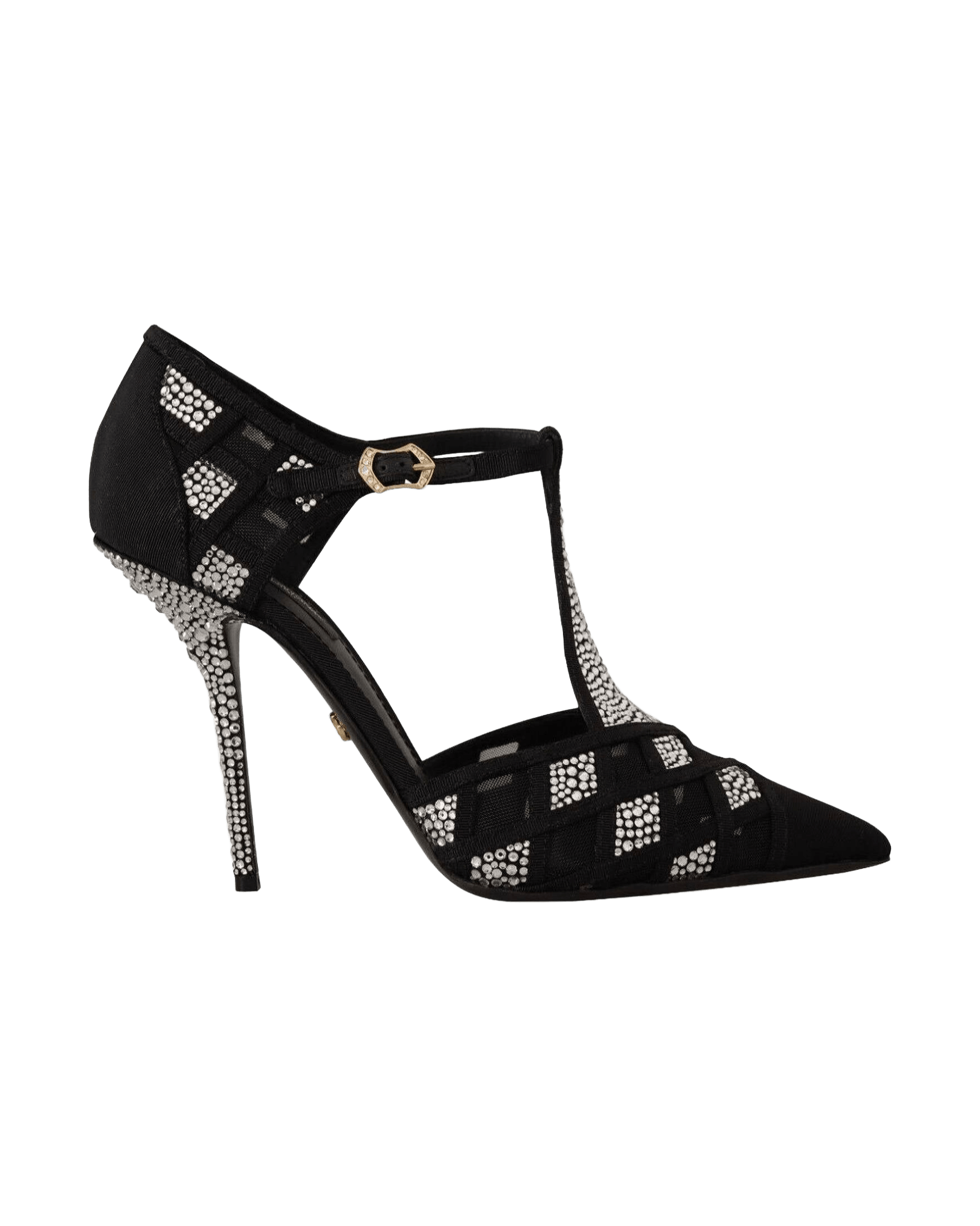 Dolce & Gabbana Elegant Crystal-Embellished Suede Pumps Glam Steals