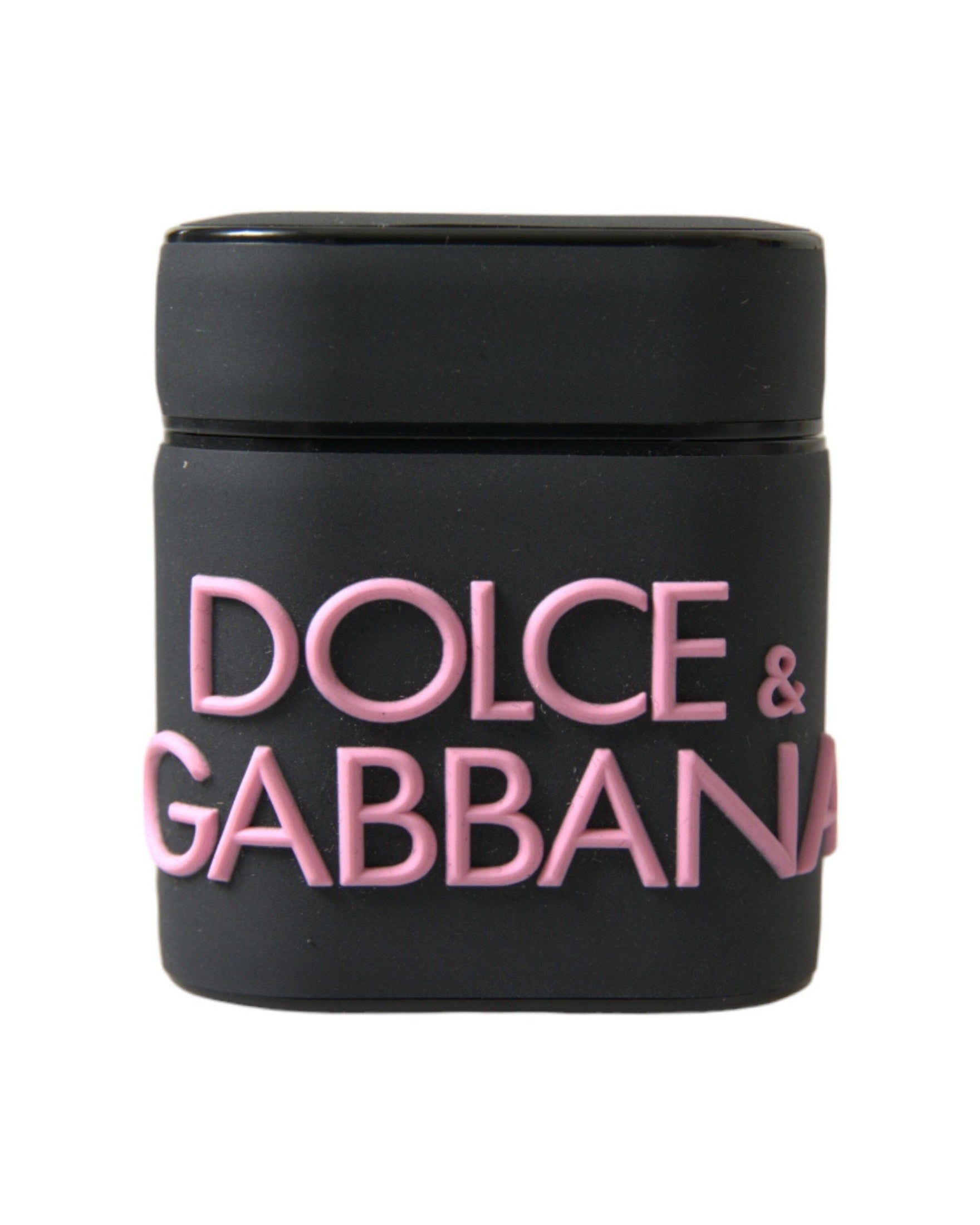Dolce & Gabbana Elegant Dual-Tone Leather Airpods Case Glam Steals