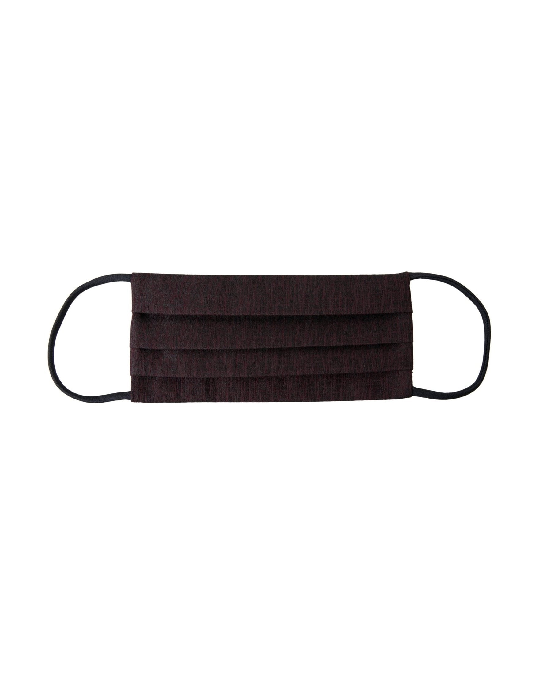 Dolce & Gabbana Elegant Face Mask With Logo Maroon Detail Glam Steals