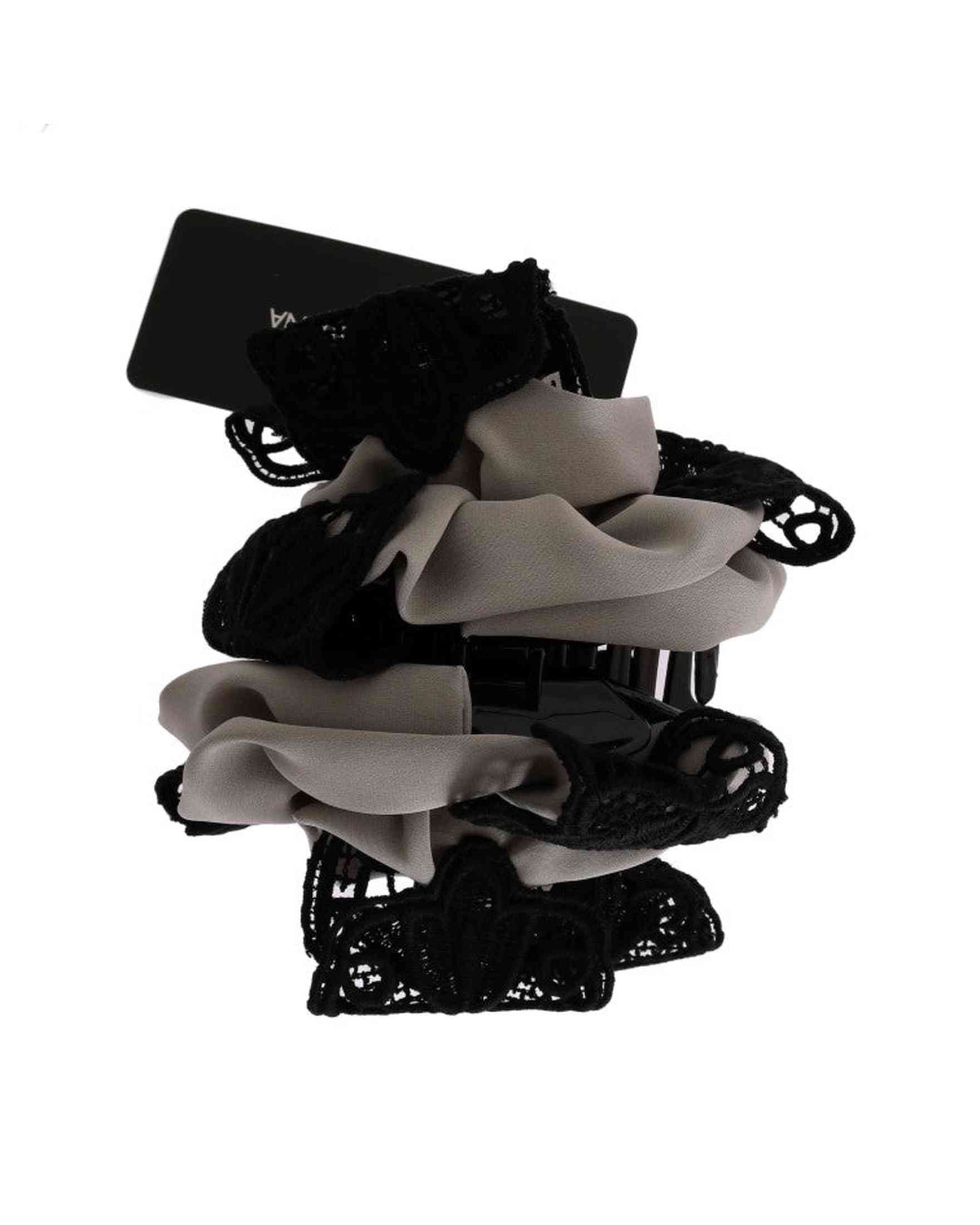 Dolce & Gabbana Elegant Floral Lace Hair Claw Glam Steals