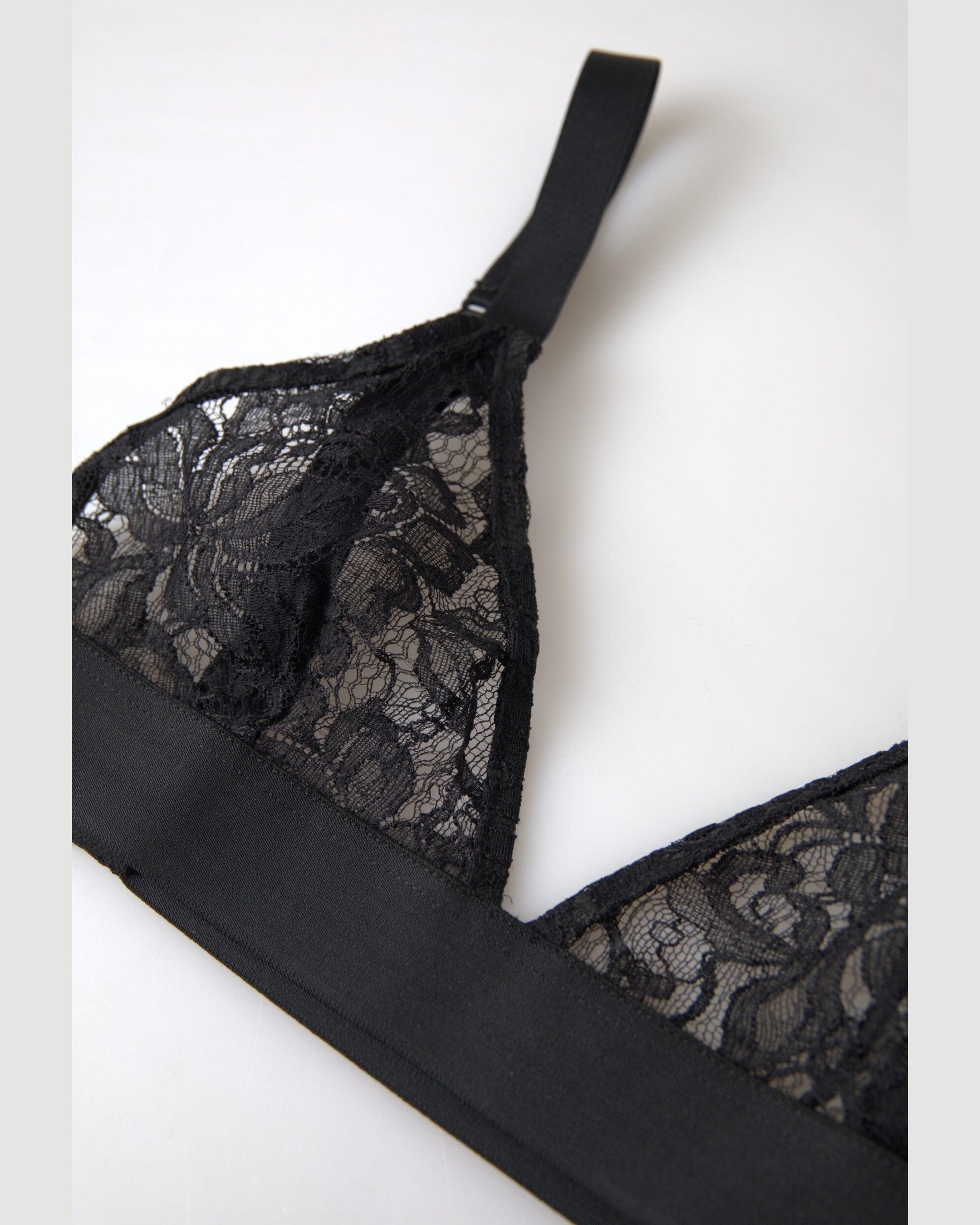 Dolce & Gabbana Elegant Floral Lace Stretch Balconcino Bra Glam Steals