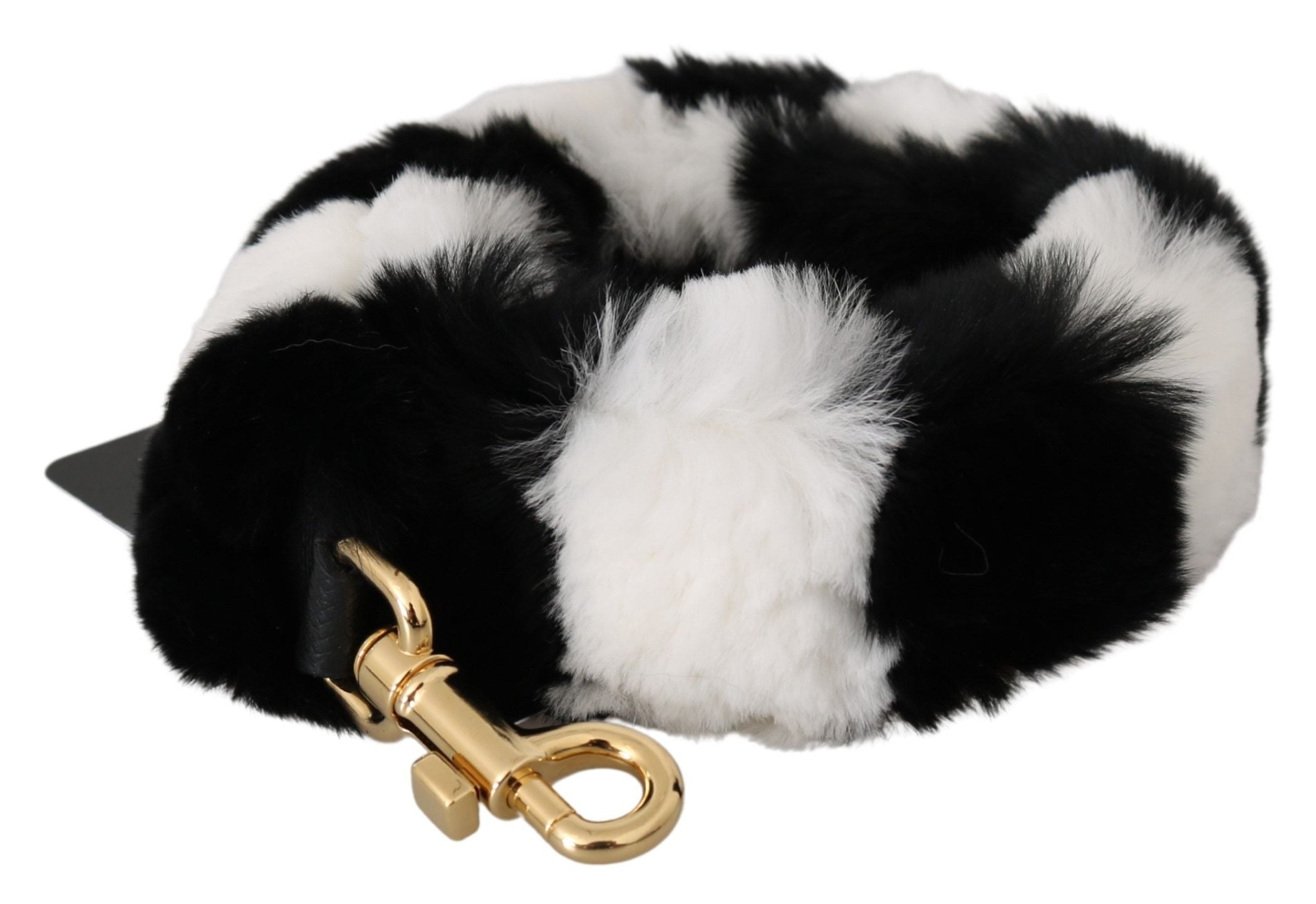 Dolce & Gabbana Elegant Fur Shoulder Strap Accessory Glam Steals