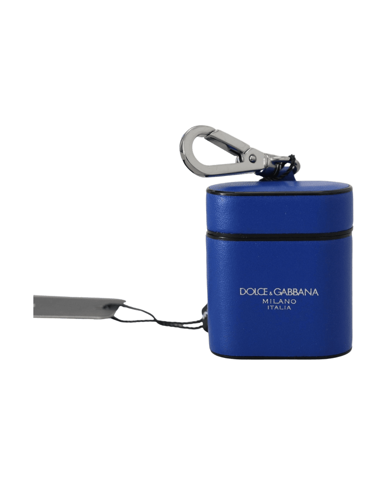 Dolce & Blue Gabbana Elegant Leather Airpods Case Glam Steals
