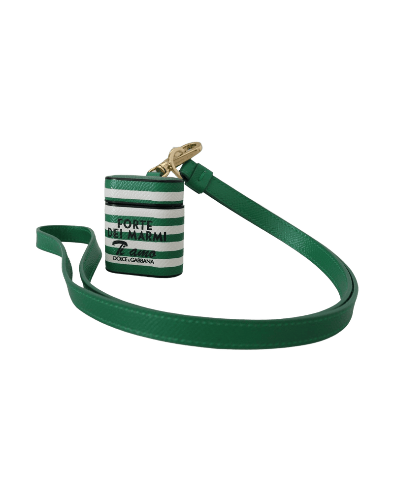 Dolce & Green Gabbana Elegant Leather Airpods Case - Lush Glam Steals