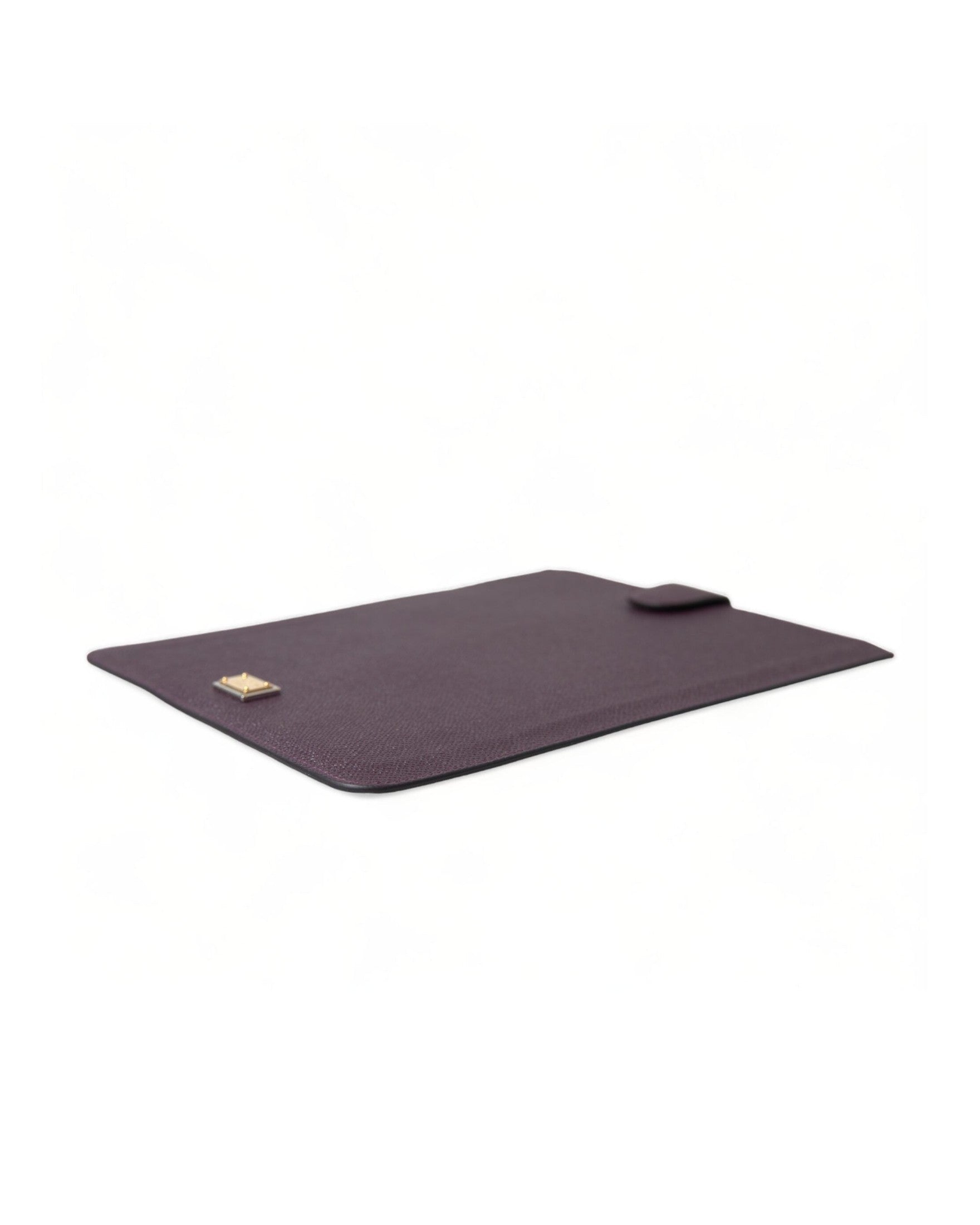 Dolce & Gabbana Elegant Leather Tablet Pouch In Brown Rich Glam Steals