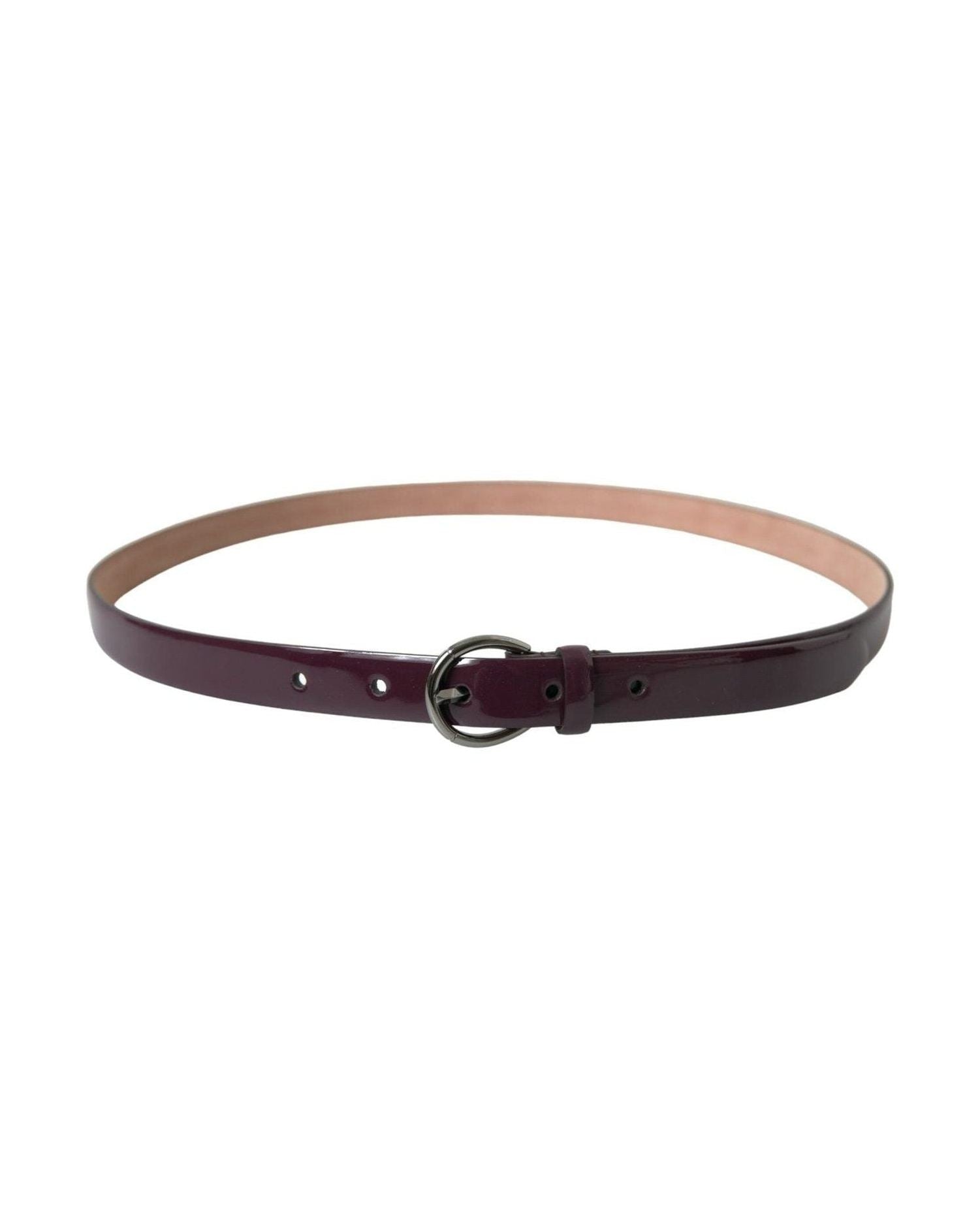 Dolce & Gabbana Elegant Leather Waist Maroon Belt Glam Steals