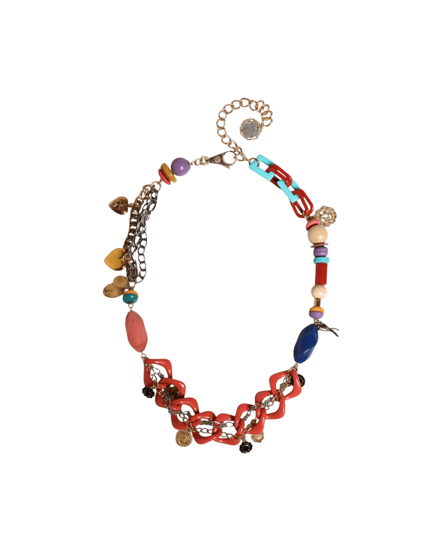 Dolce & Gabbana Embellished Waist Chain Multicolor Belt Glam Steals
