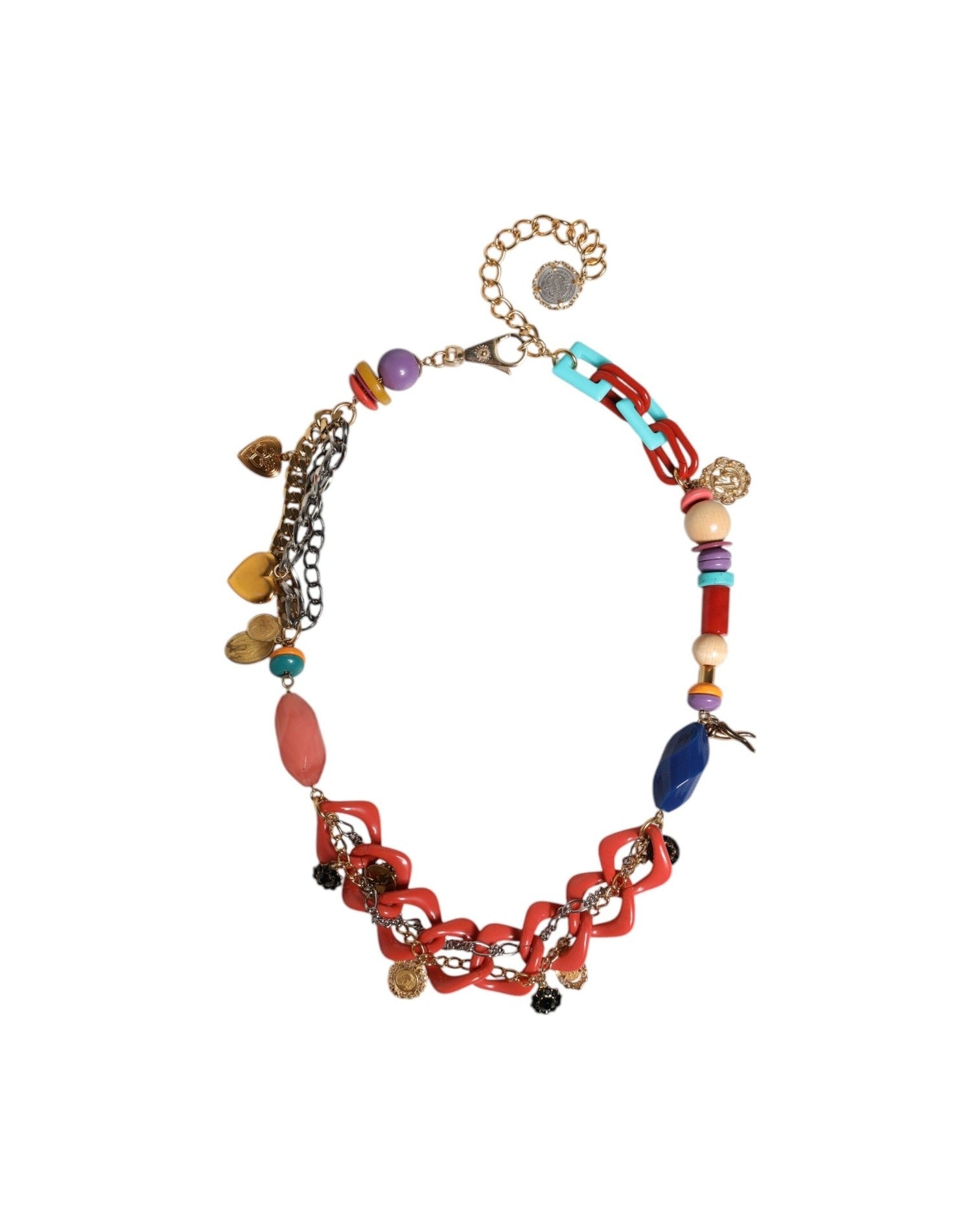 Dolce & Gabbana Embellished Waist Chain Multicolor Belt Glam Steals