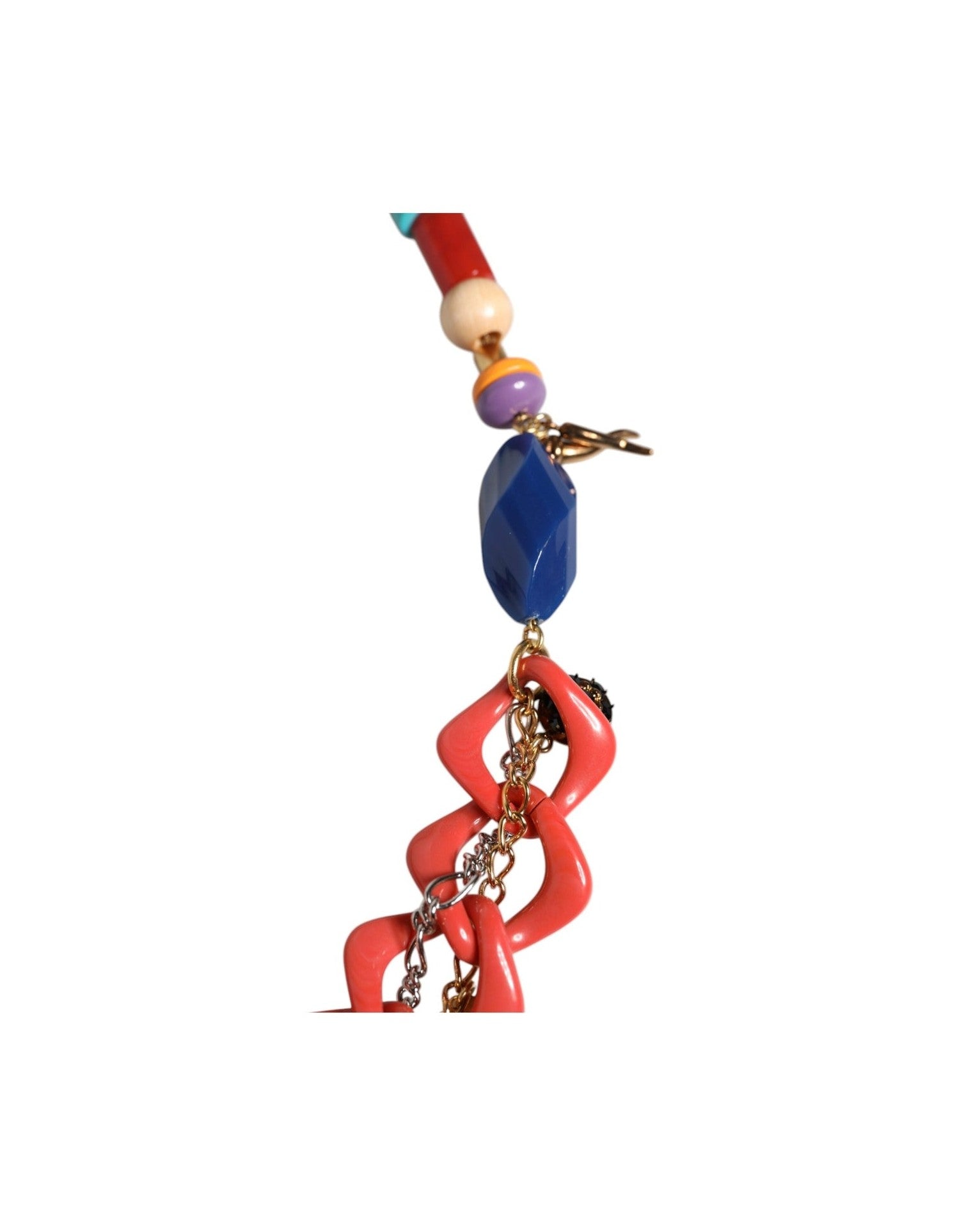 Dolce & Gabbana Embellished Waist Chain Multicolor Belt Glam Steals