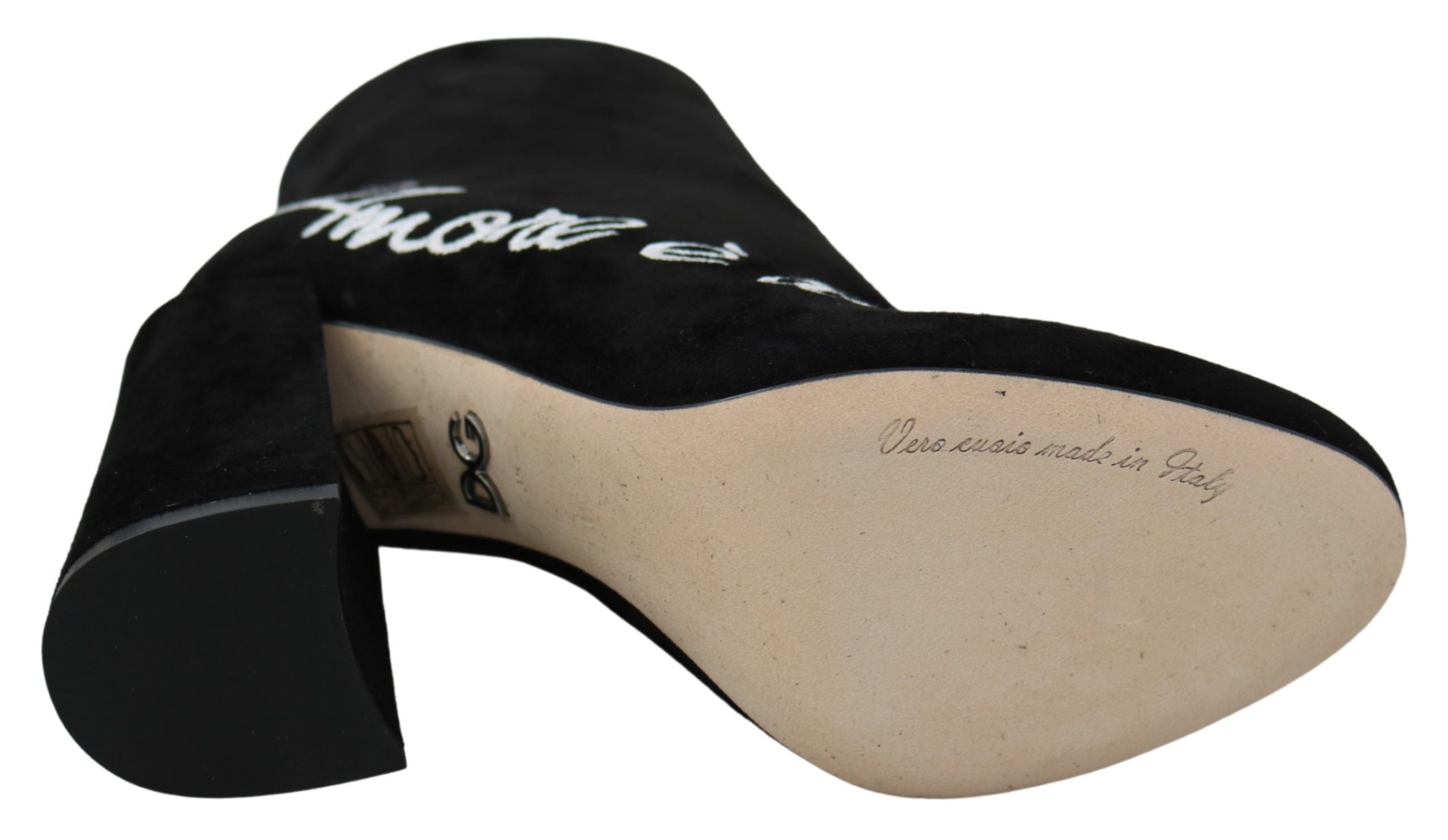 Dolce & Gabbana Embroidered Ankle Boots In Lambskin Suede Glam Steals