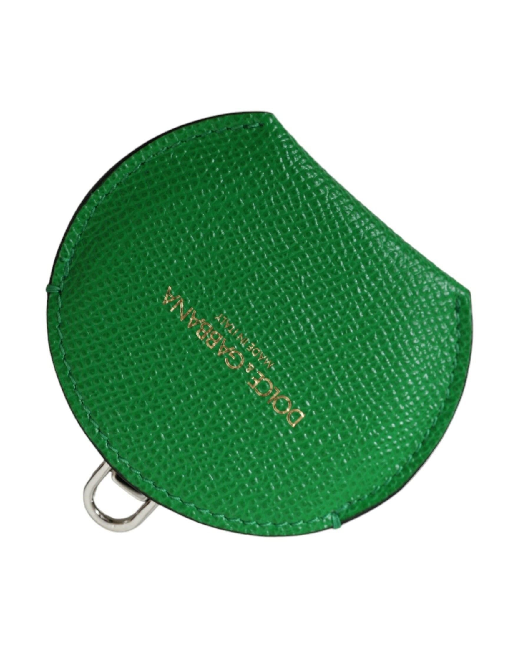 Dolce & Gabbana Emerald Leather Hand Mirror Holder Glam Steals