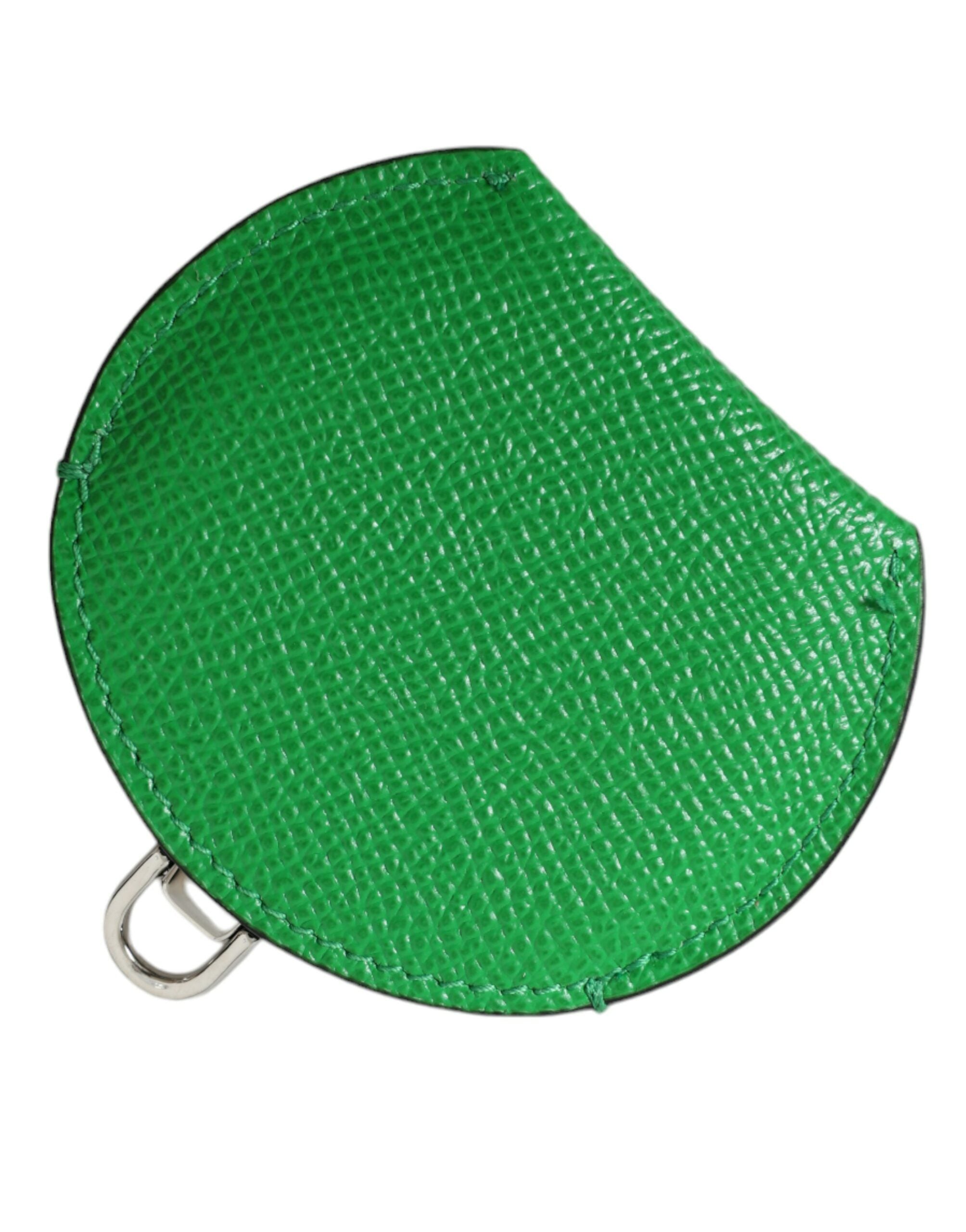 Dolce & Gabbana Emerald Leather Hand Mirror Holder Glam Steals