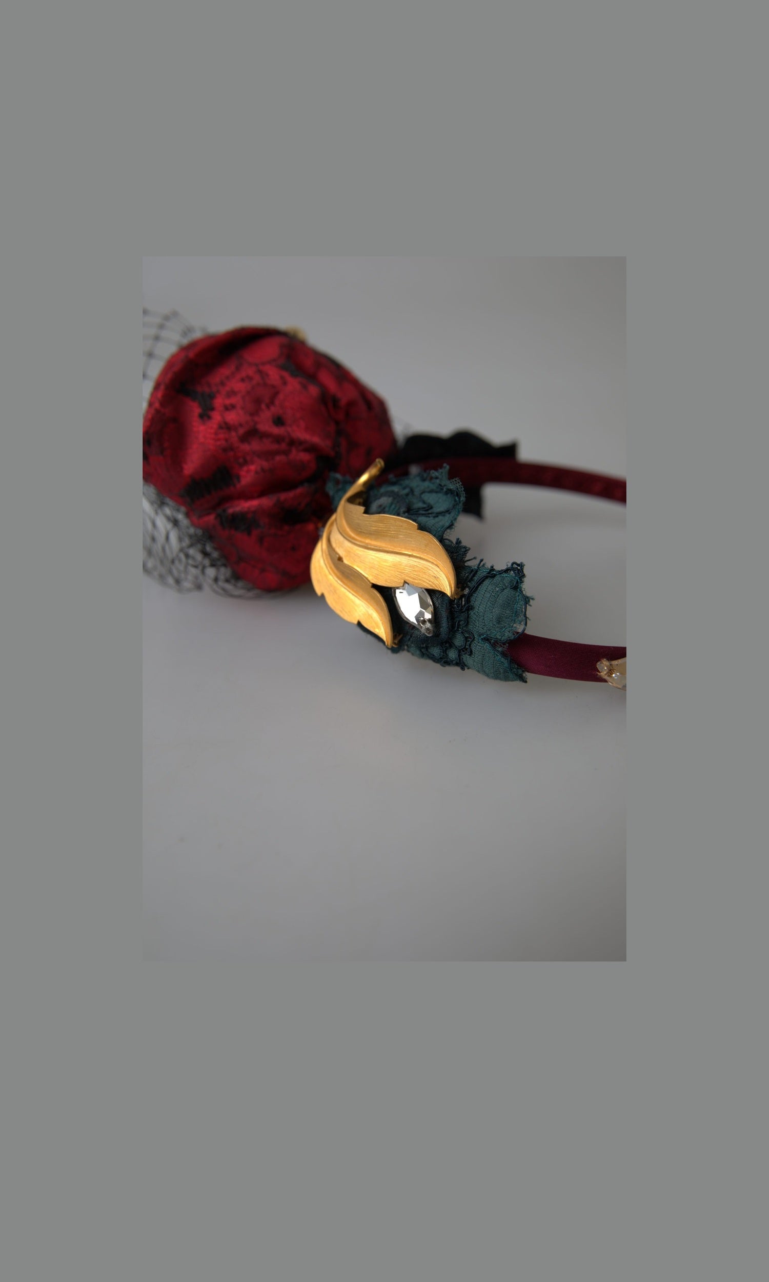 Dolce & Gabbana Enchanted Rose Crystal Headband Diadem Glam Steals