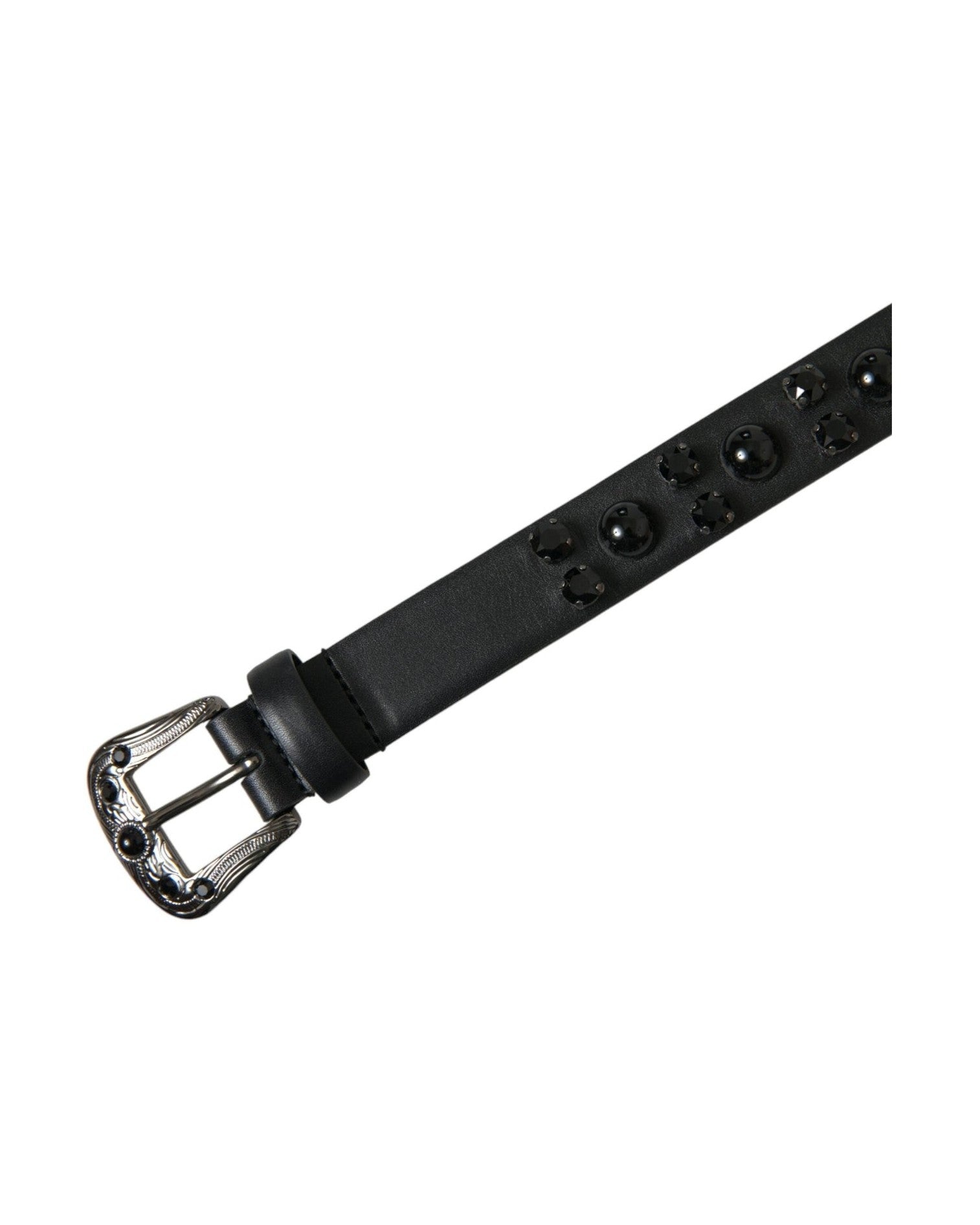 Dolce & Gabbana Engraved Logo Leather Waist Belt Glam Steals
