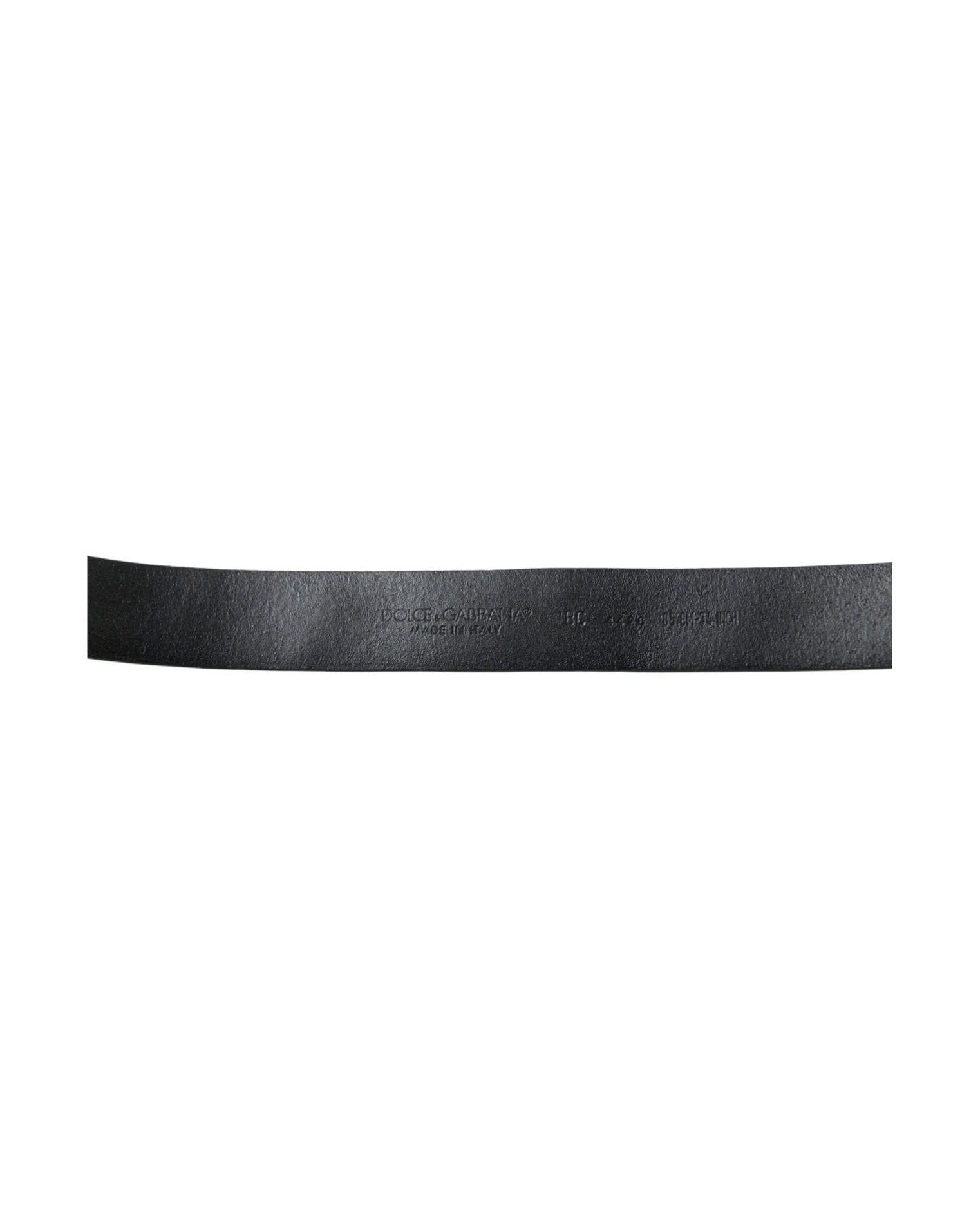 Dolce & Gabbana Engraved Logo Leather Waist Belt Glam Steals