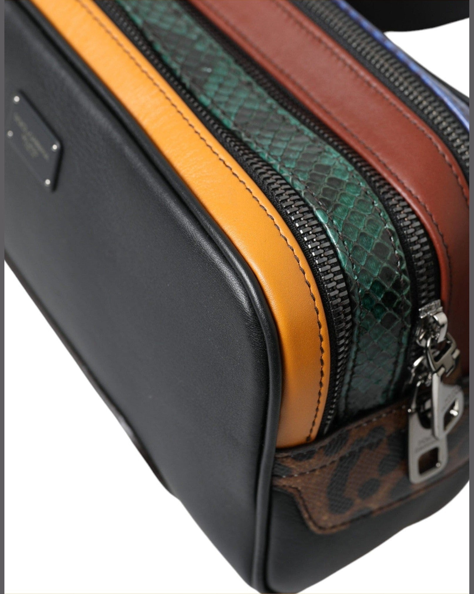 Dolce & Gabbana Exotic Leather Leopard Belt Bag Glam Steals