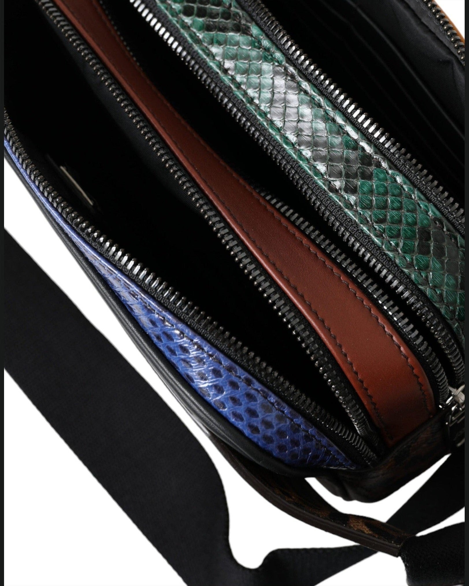 Dolce & Gabbana Exotic Leather Leopard Belt Bag Glam Steals