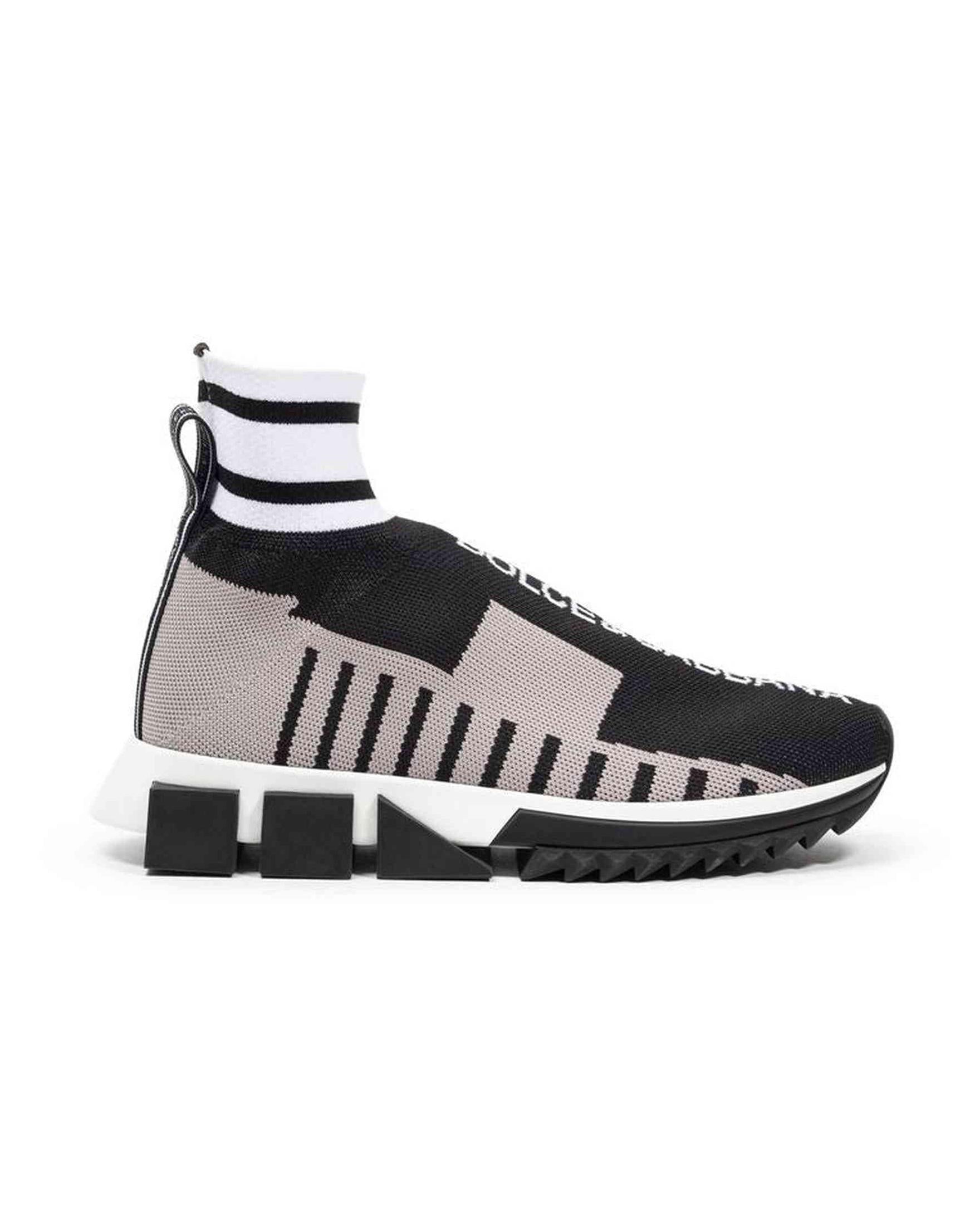 Dolce & Gabbana Fabric E Cotton Black Sneaker Glam Steals