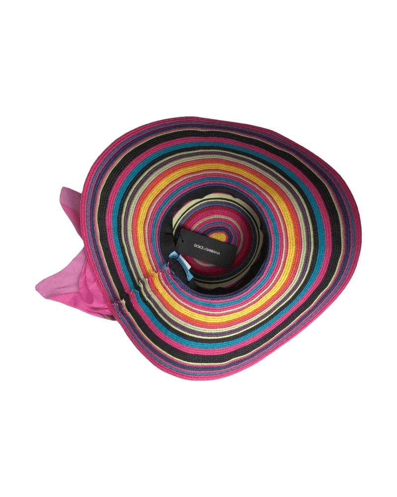 Dolce & Multicolor Gabbana Fantasy Wide Brim Floppy Hat Glam Steals