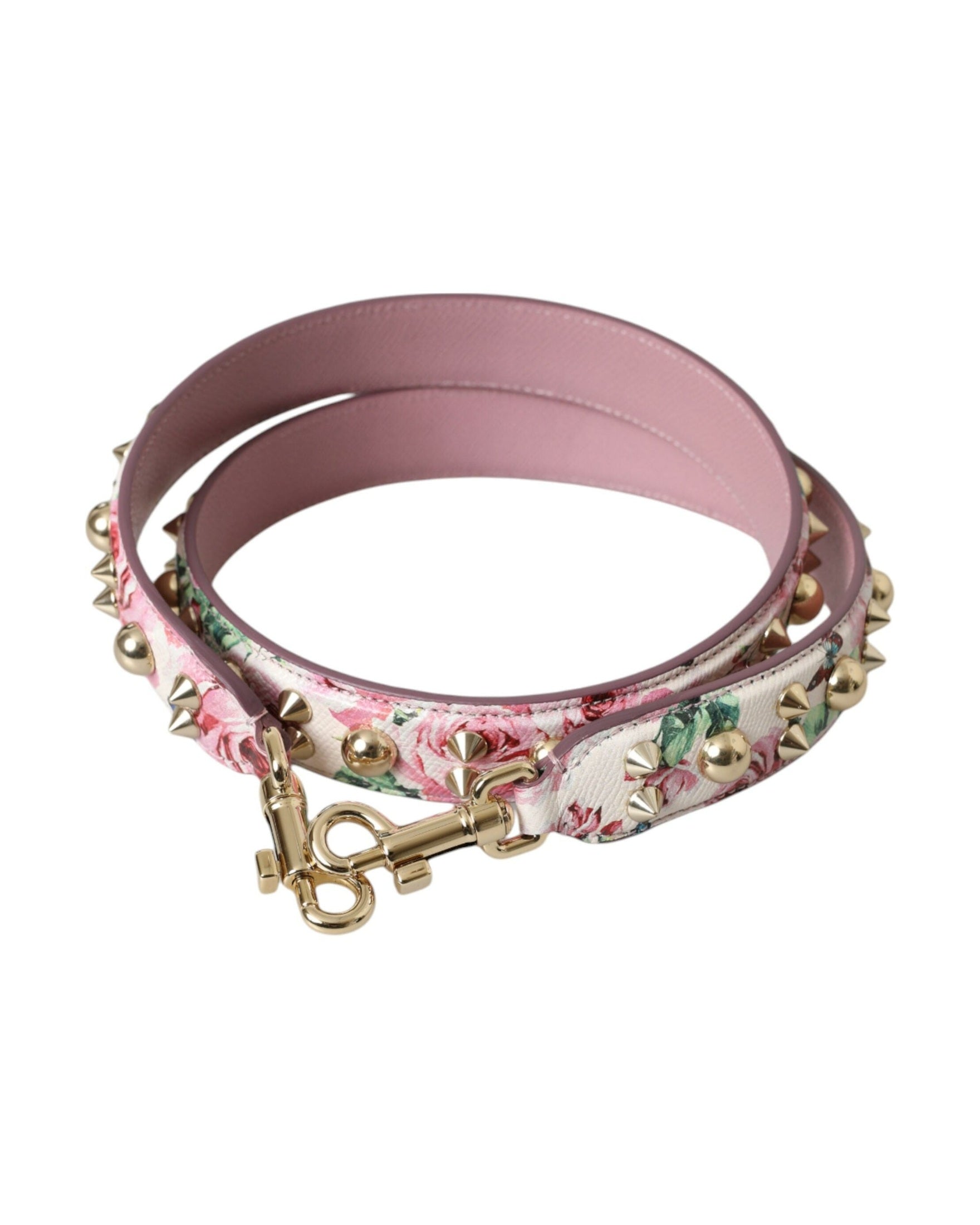 Dolce & Gabbana Floral Handbag Accessory Shoulder Pink Strap Glam Steals