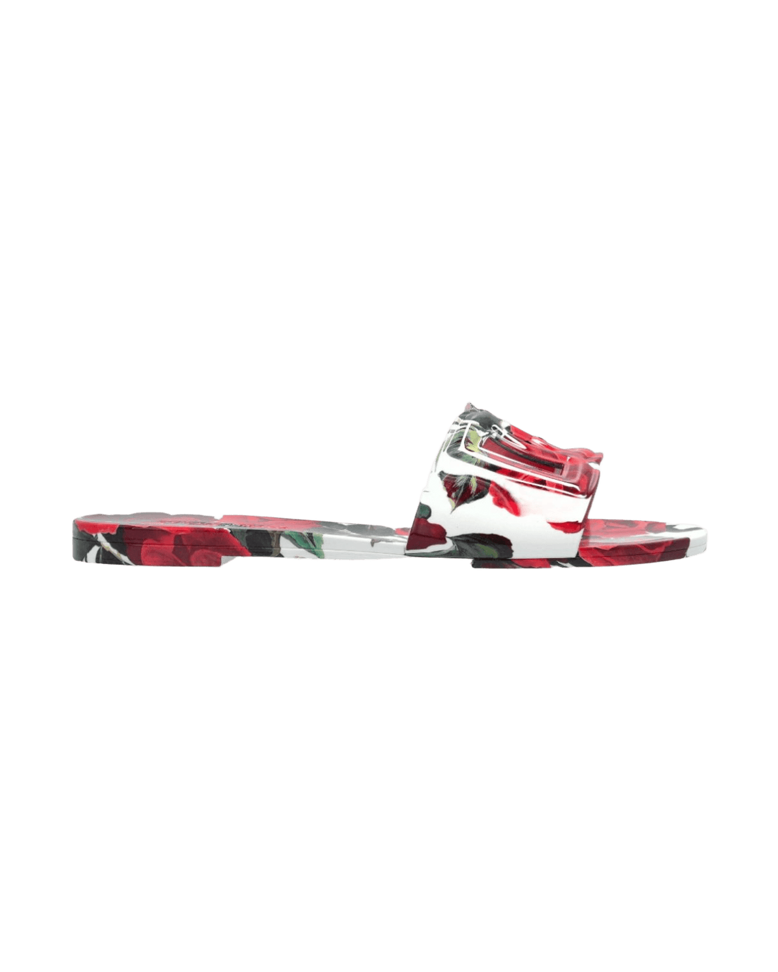 Dolce & Gabbana Floral Print Slides Glam Steals