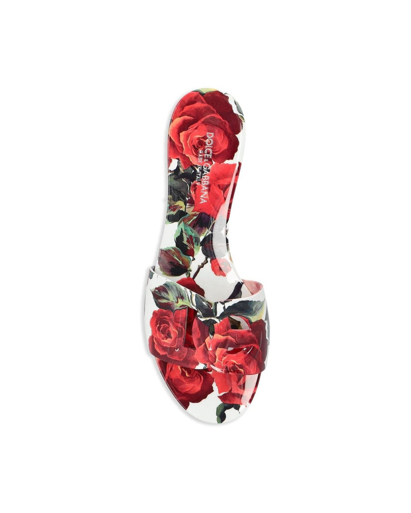 Dolce & Gabbana Floral Print Slides Glam Steals